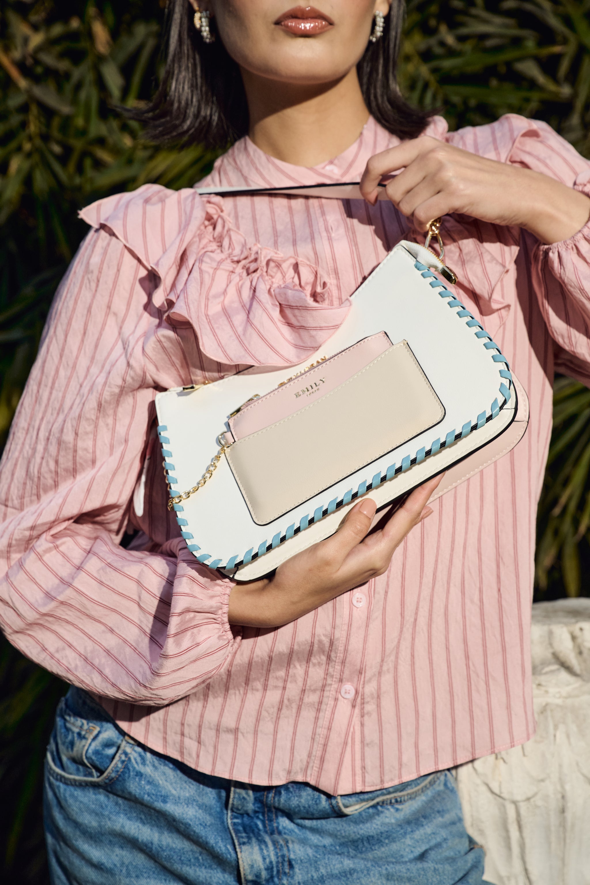 Dewdrop Shoulder Bag - White