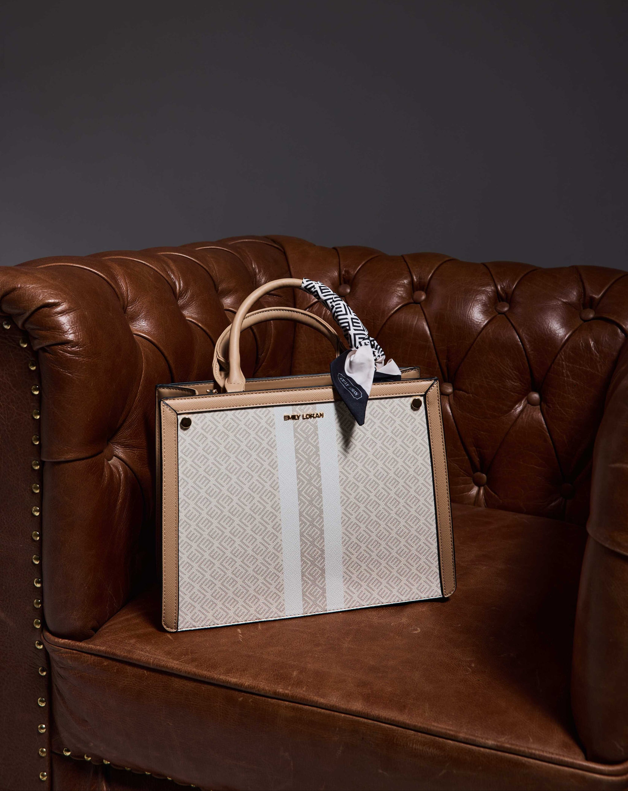 Roselle Handbag -Beige