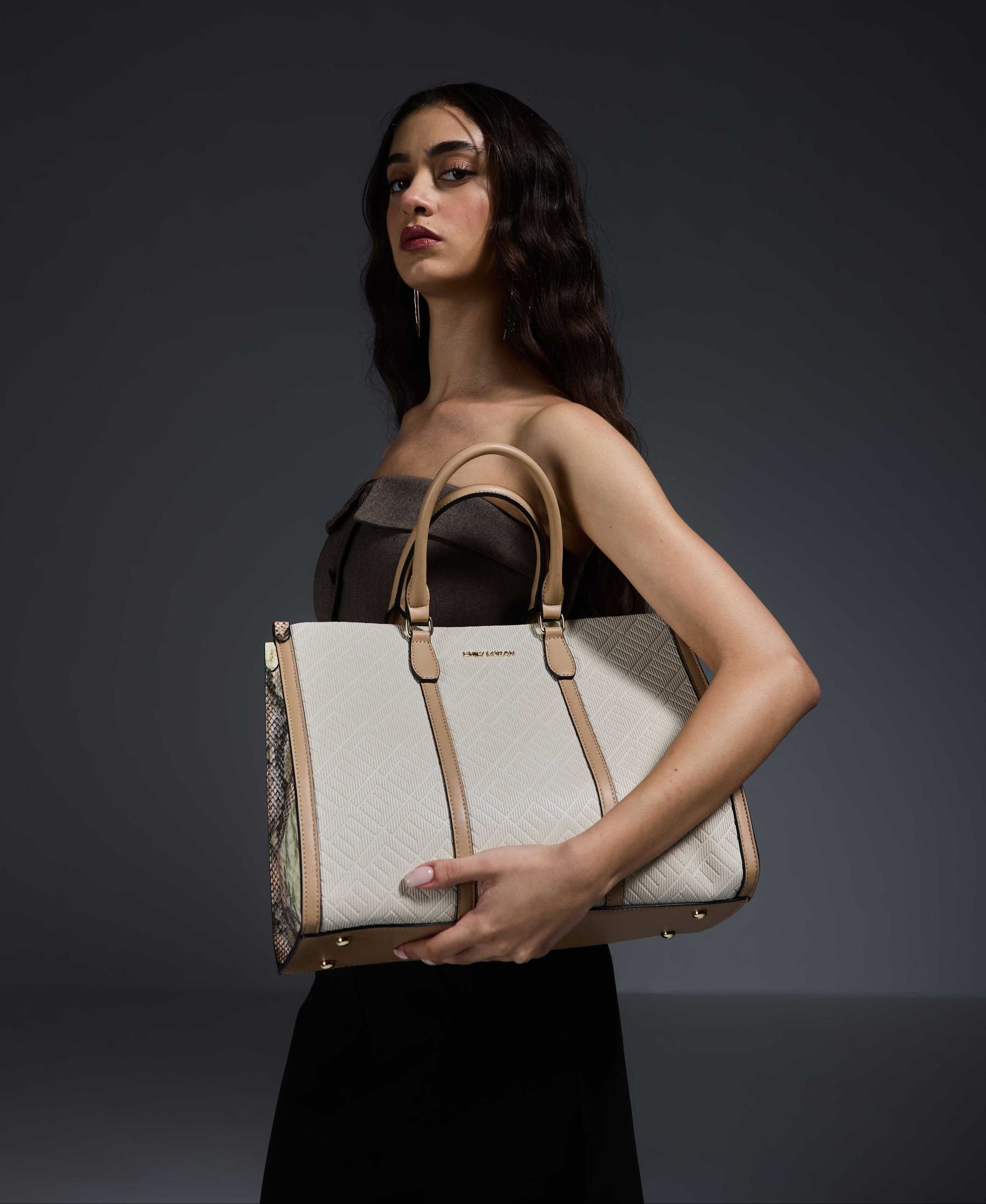 Aurielle Handbag - Beige