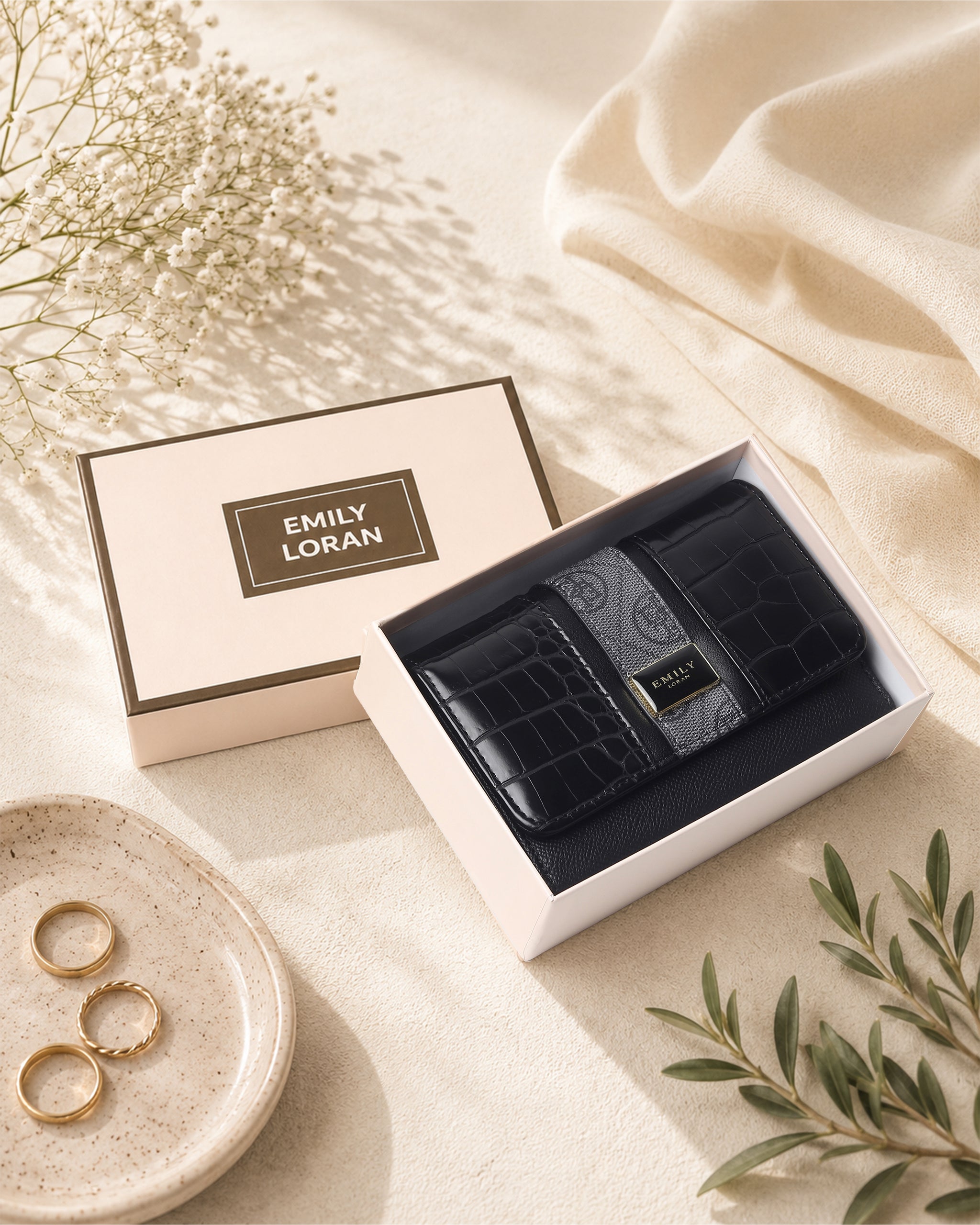 Aria Wallet- Black