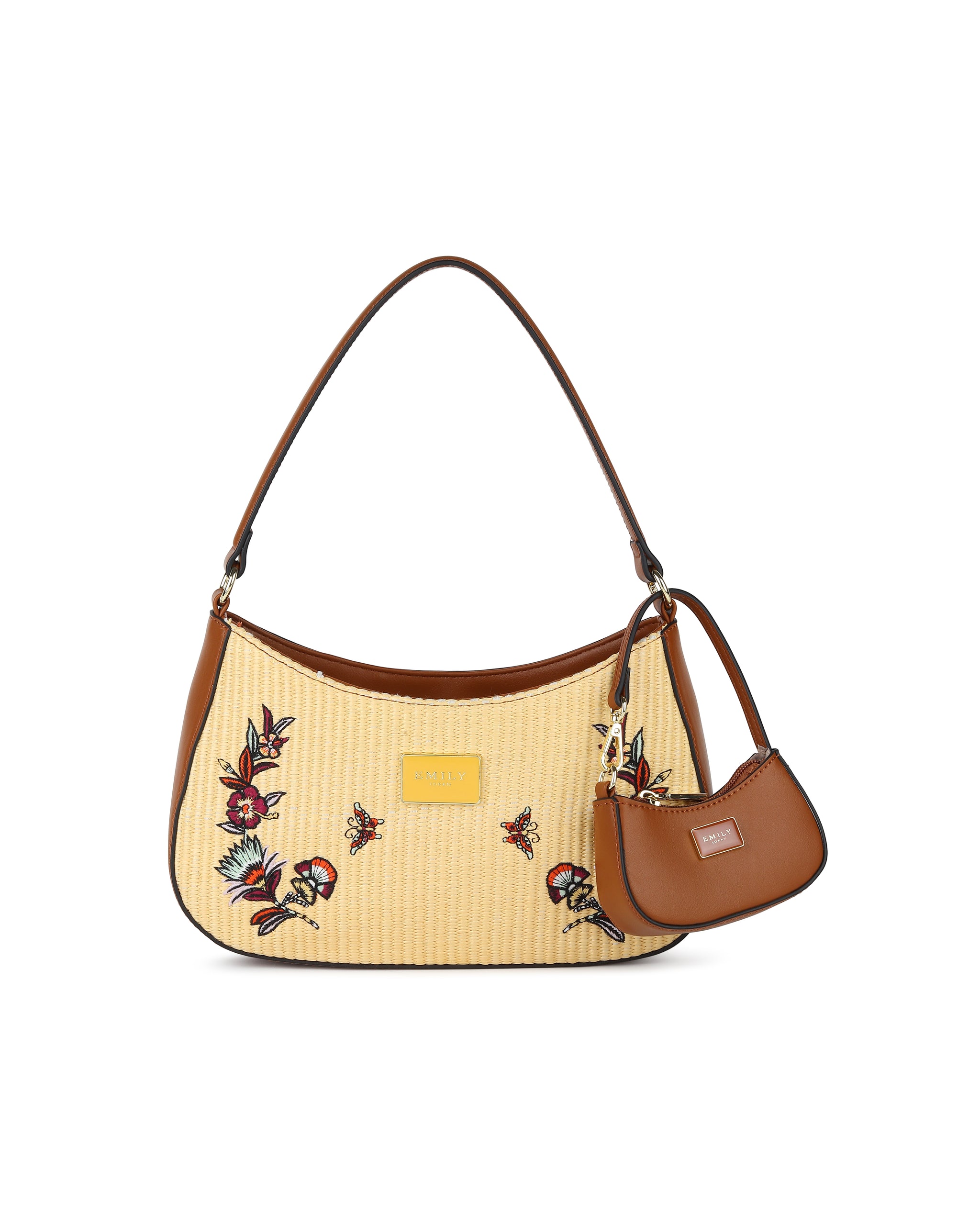 Opaline Duo Shoulder Bag- Beige