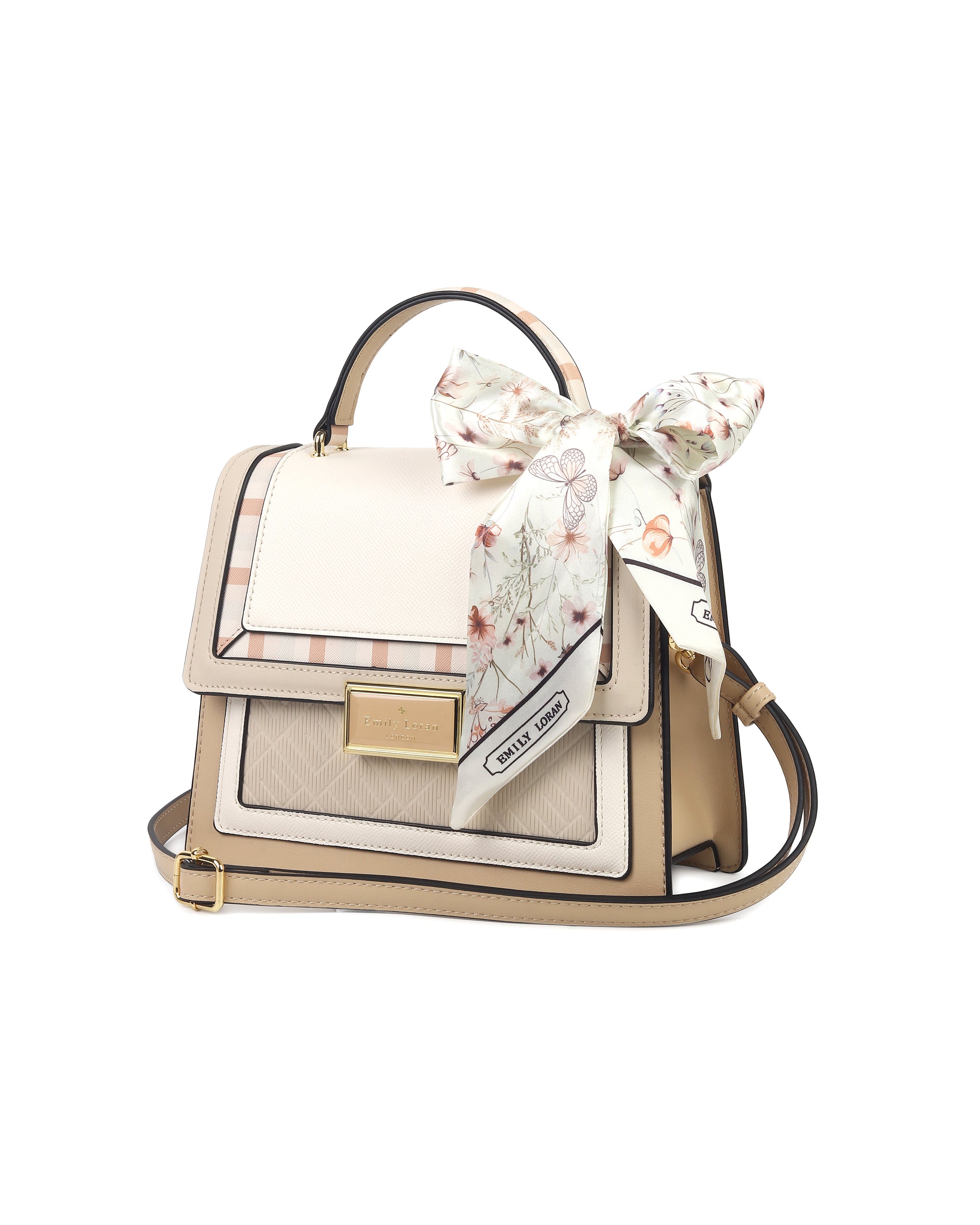 Amoura Handbag- Beige