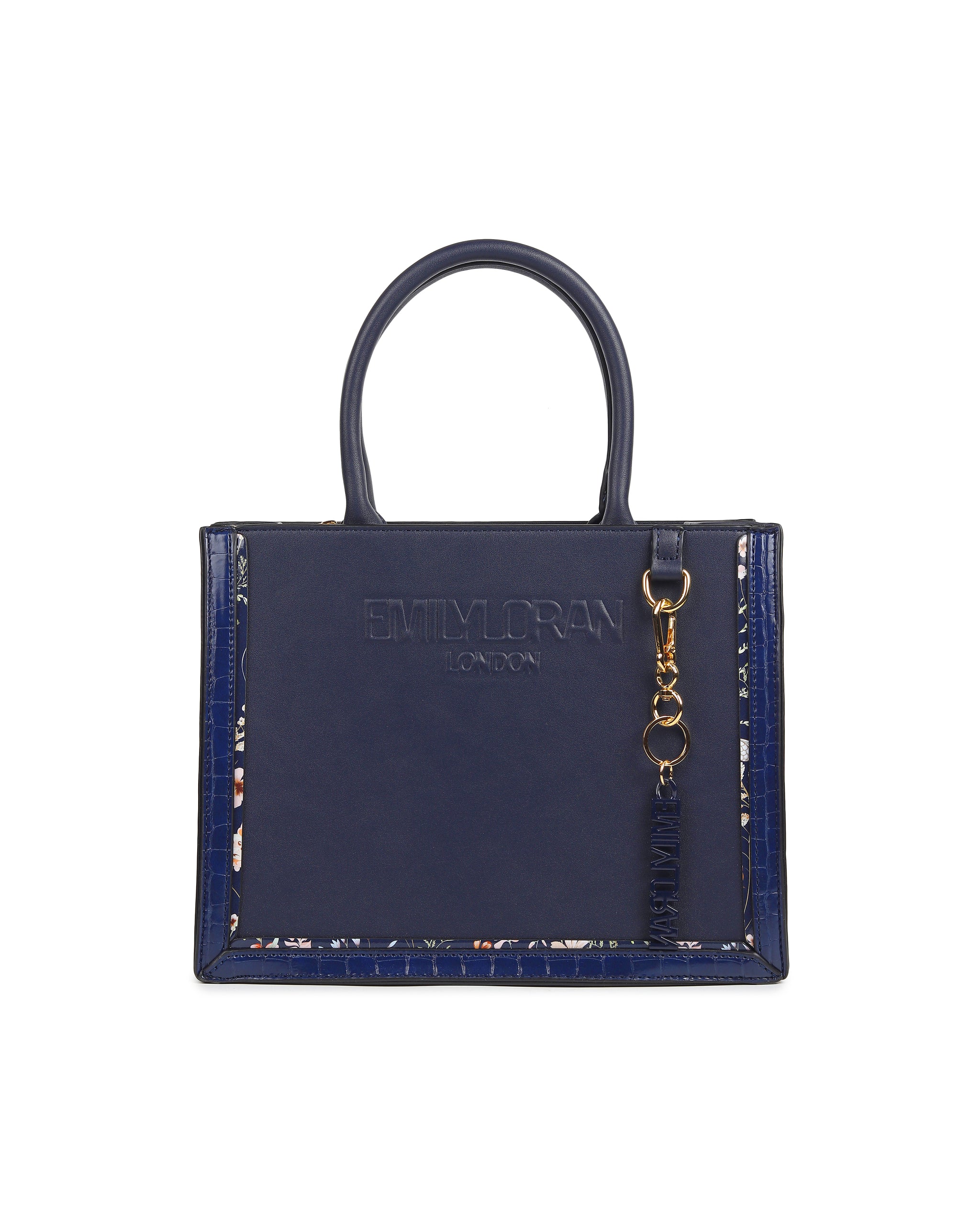 Zivaracharm Handbag- Navy