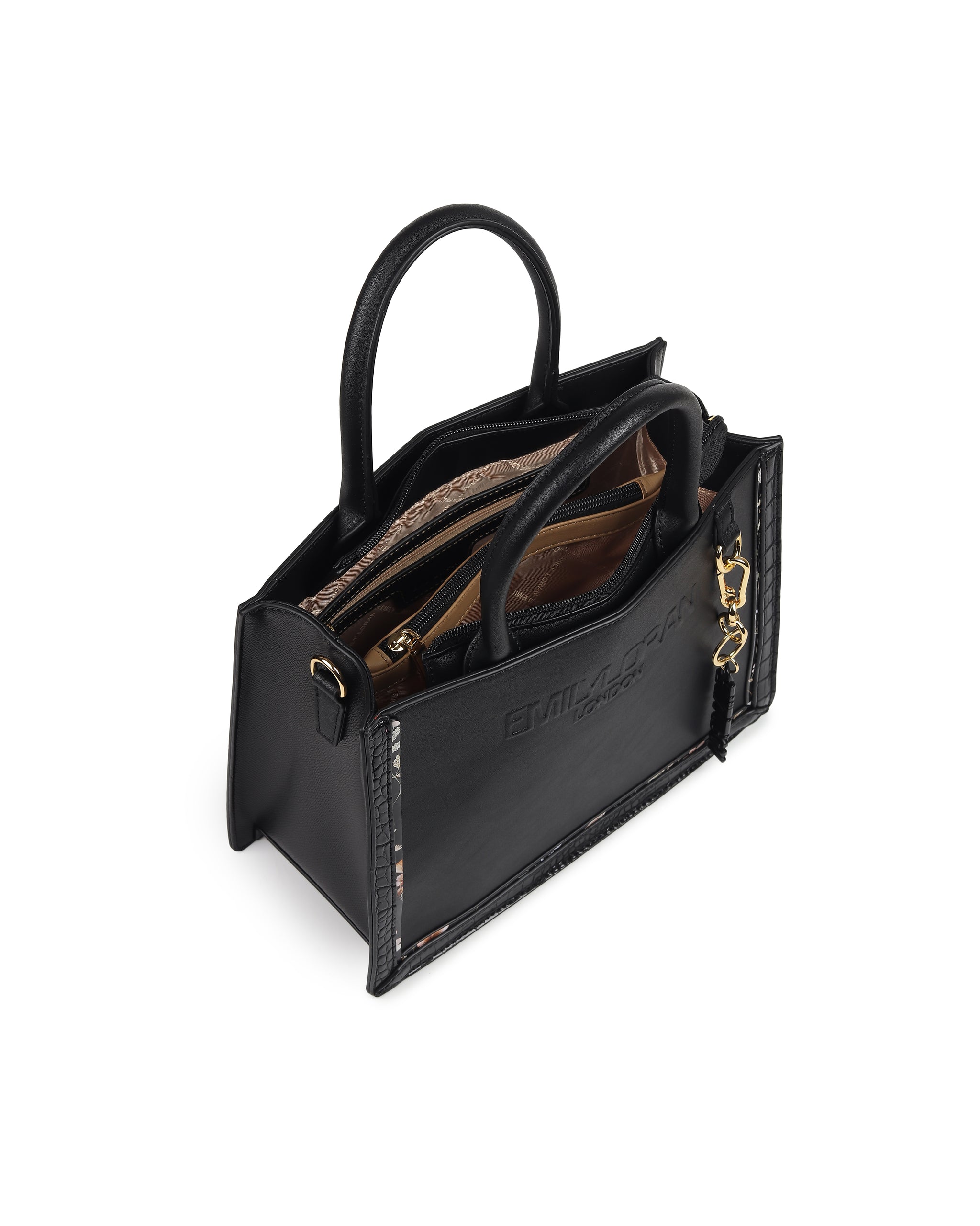 Zivaracharm Handbag- Black