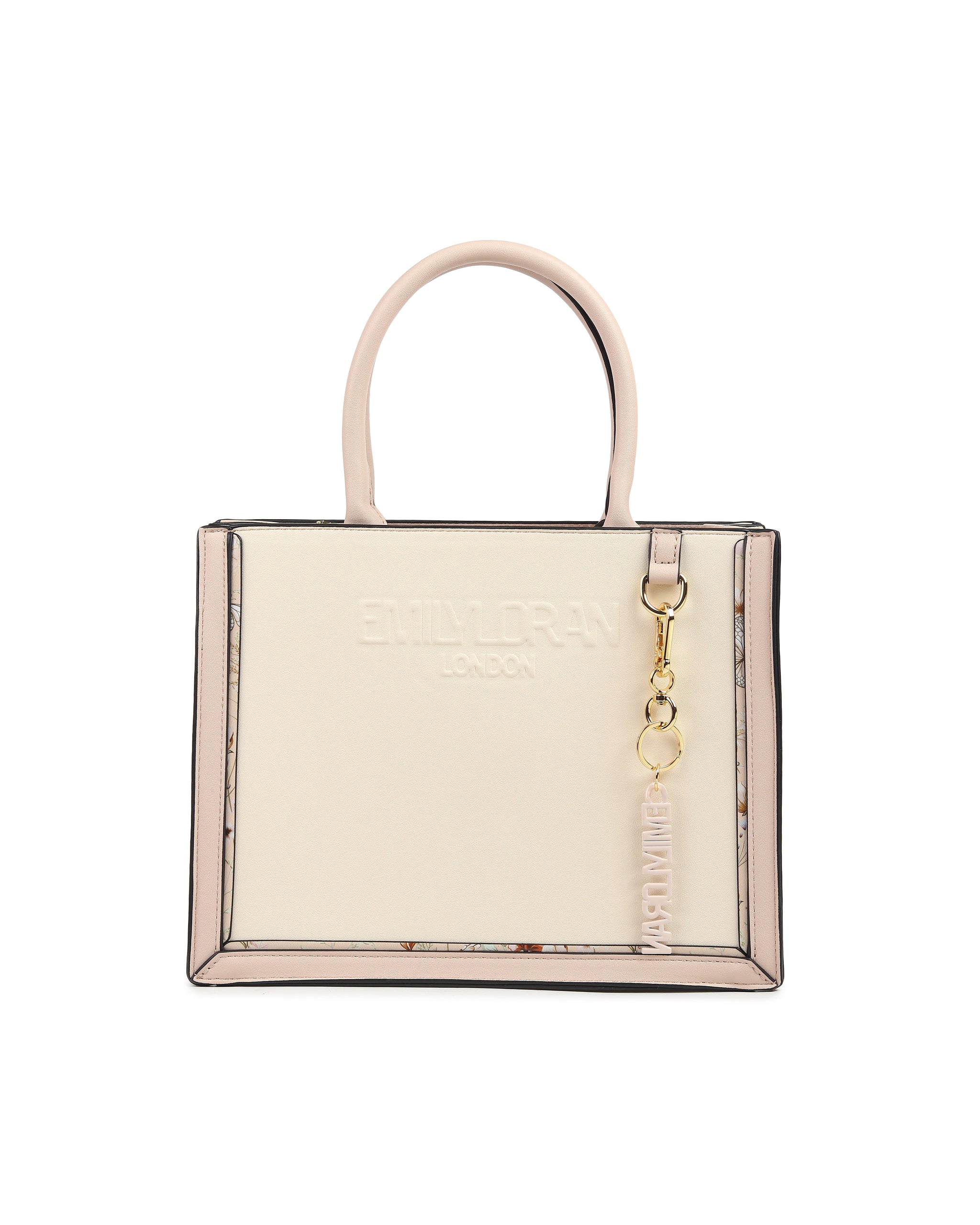 Zivaracharm Handbag- Beige