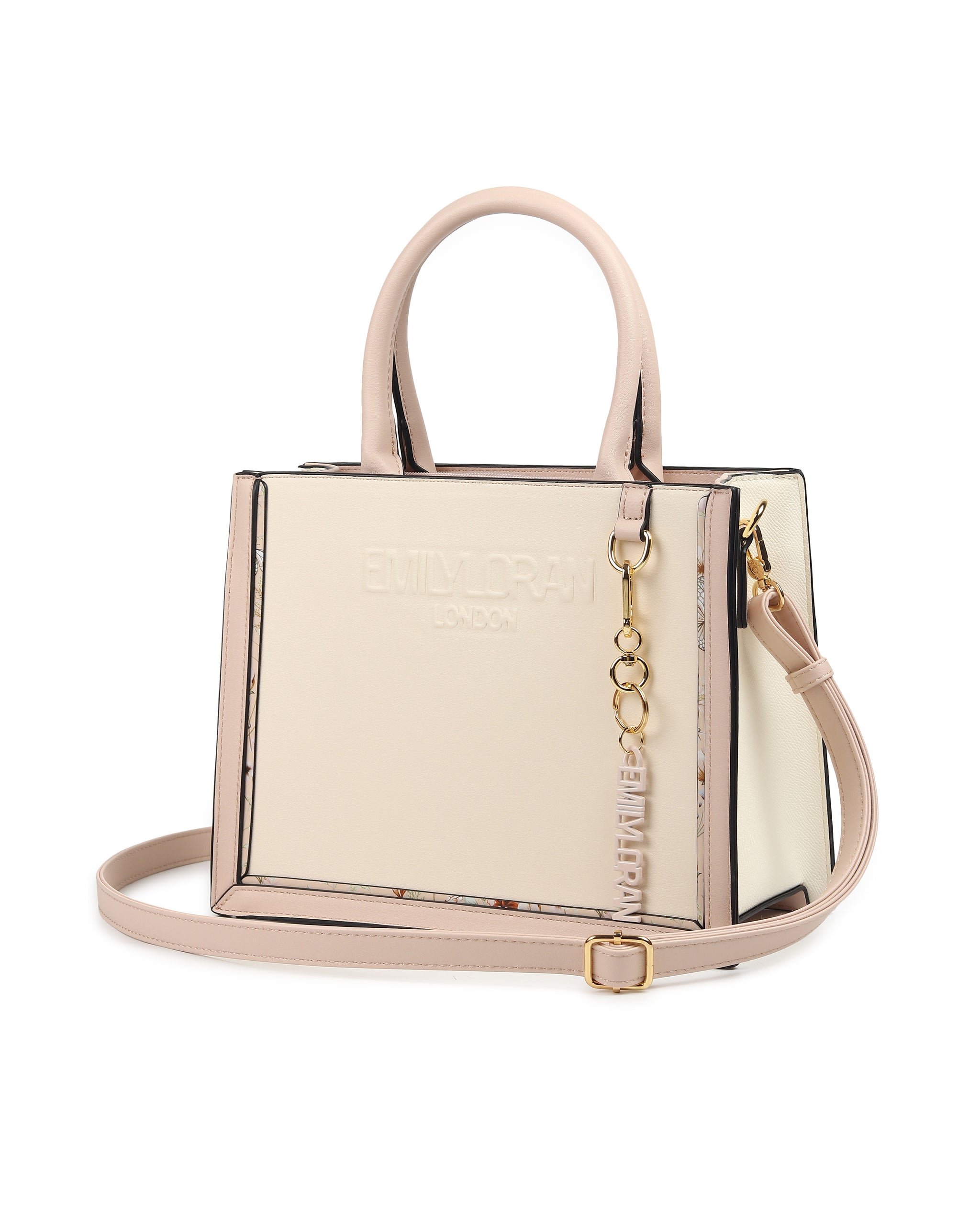 Zivaracharm Handbag- Beige