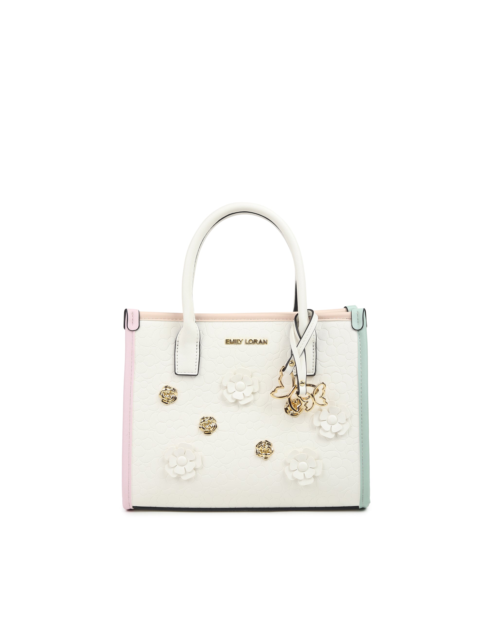 Bloomelle Handbag- White Multi