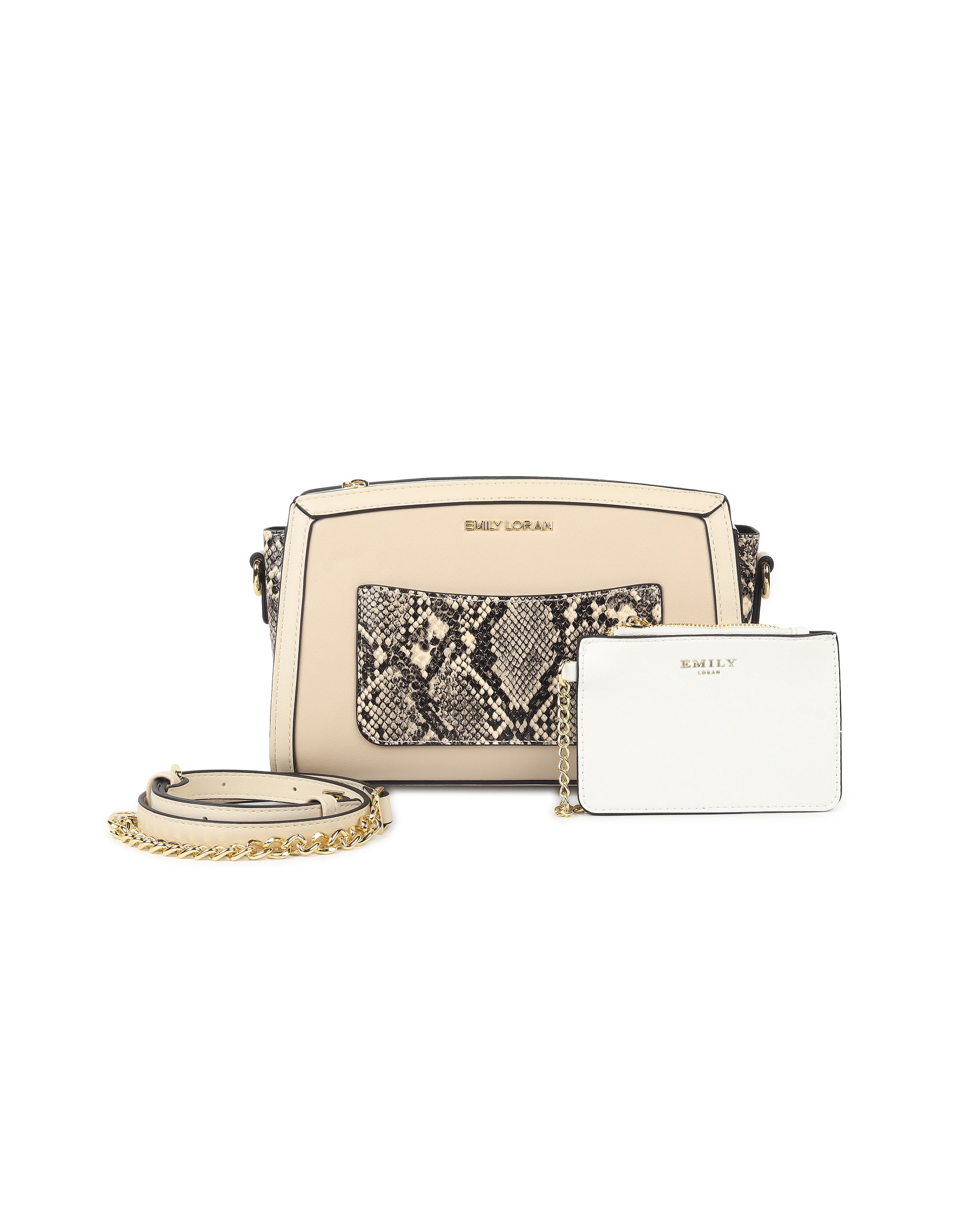 Arlo Crossbody Bag- Cream