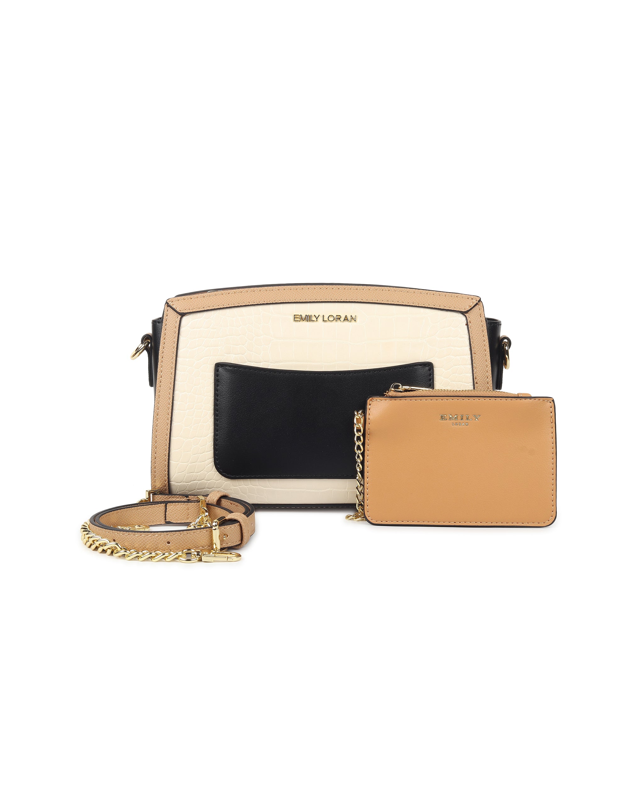 Arlo Crossbody Bag- Beige