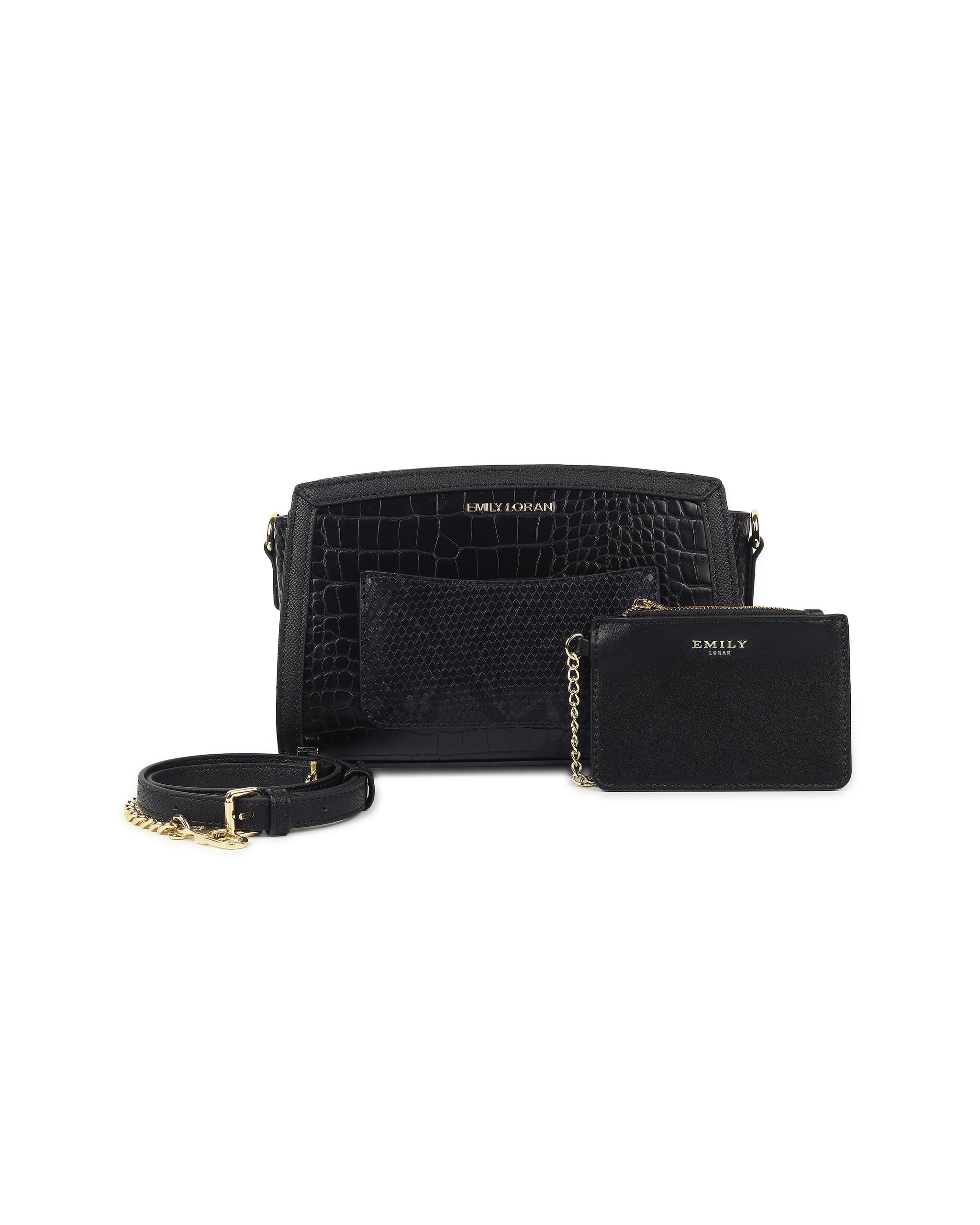 Arlo Crossbody Bag- Black