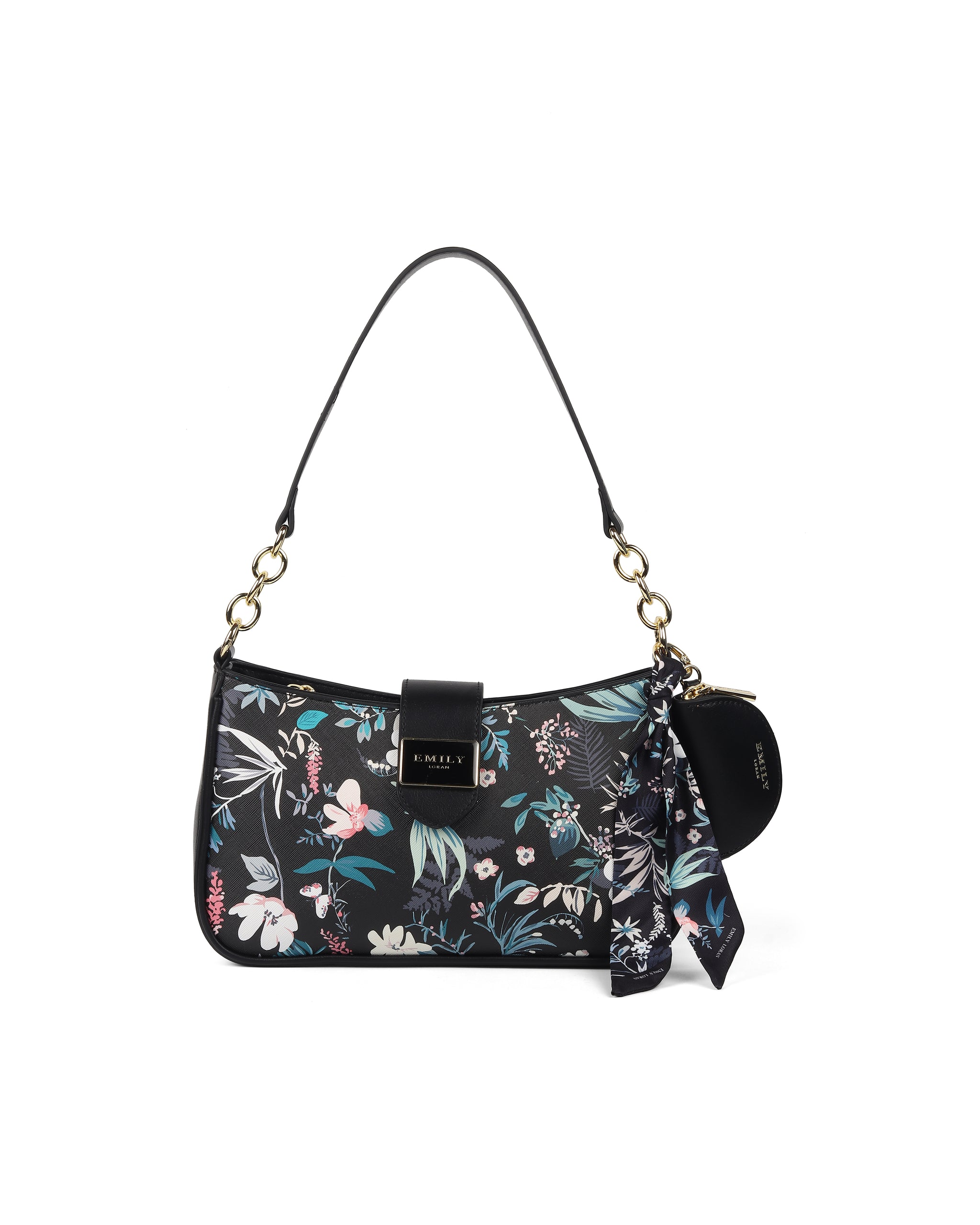 Serelle Shoulder Bag- Black