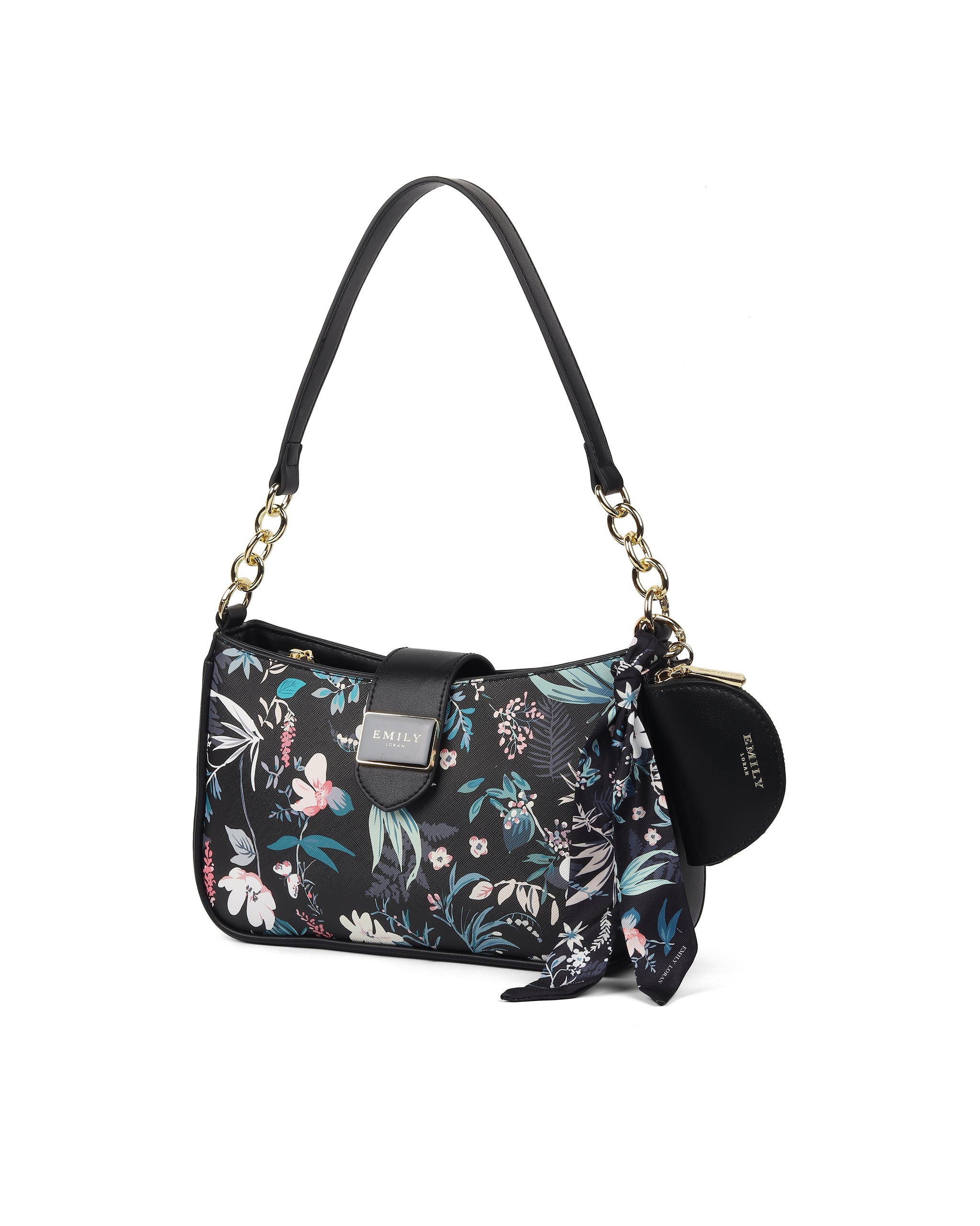 Serelle Shoulder Bag- Black
