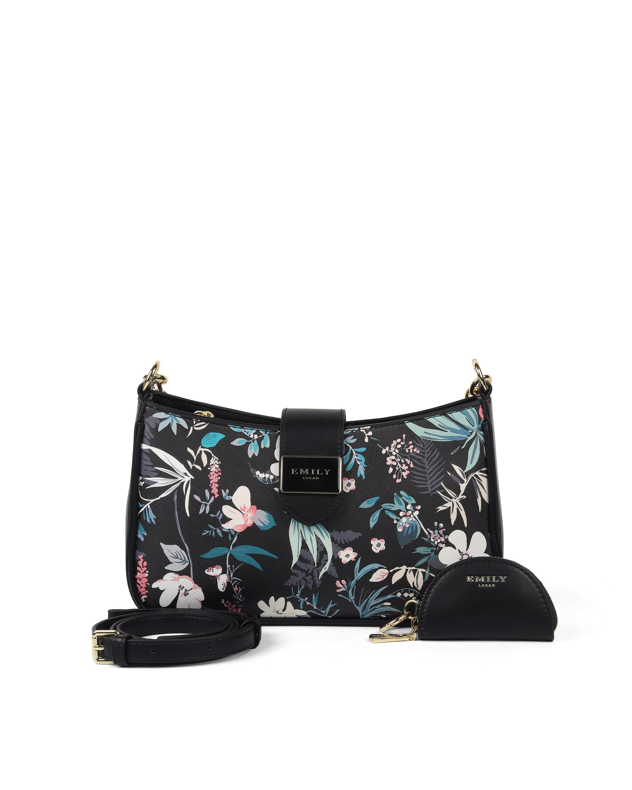 Serelle Shoulder Bag- Black