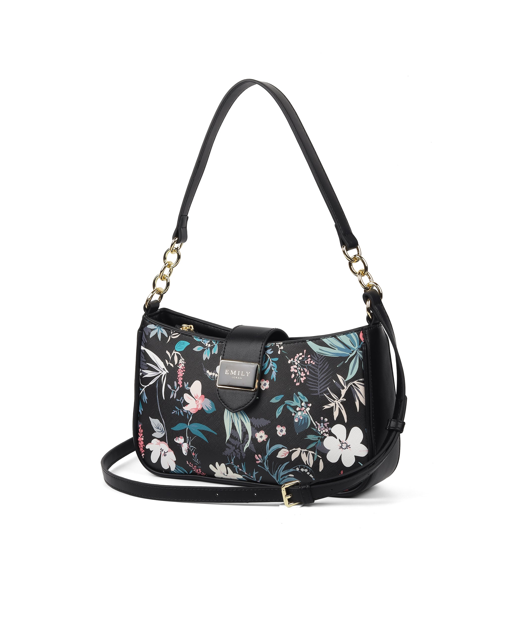 Serelle Shoulder Bag- Black