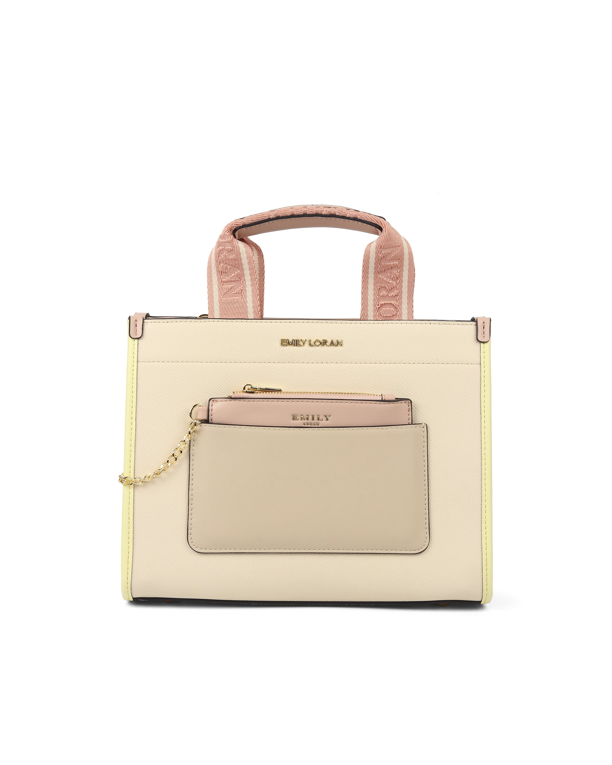 Charm Carry Handbag- Pink