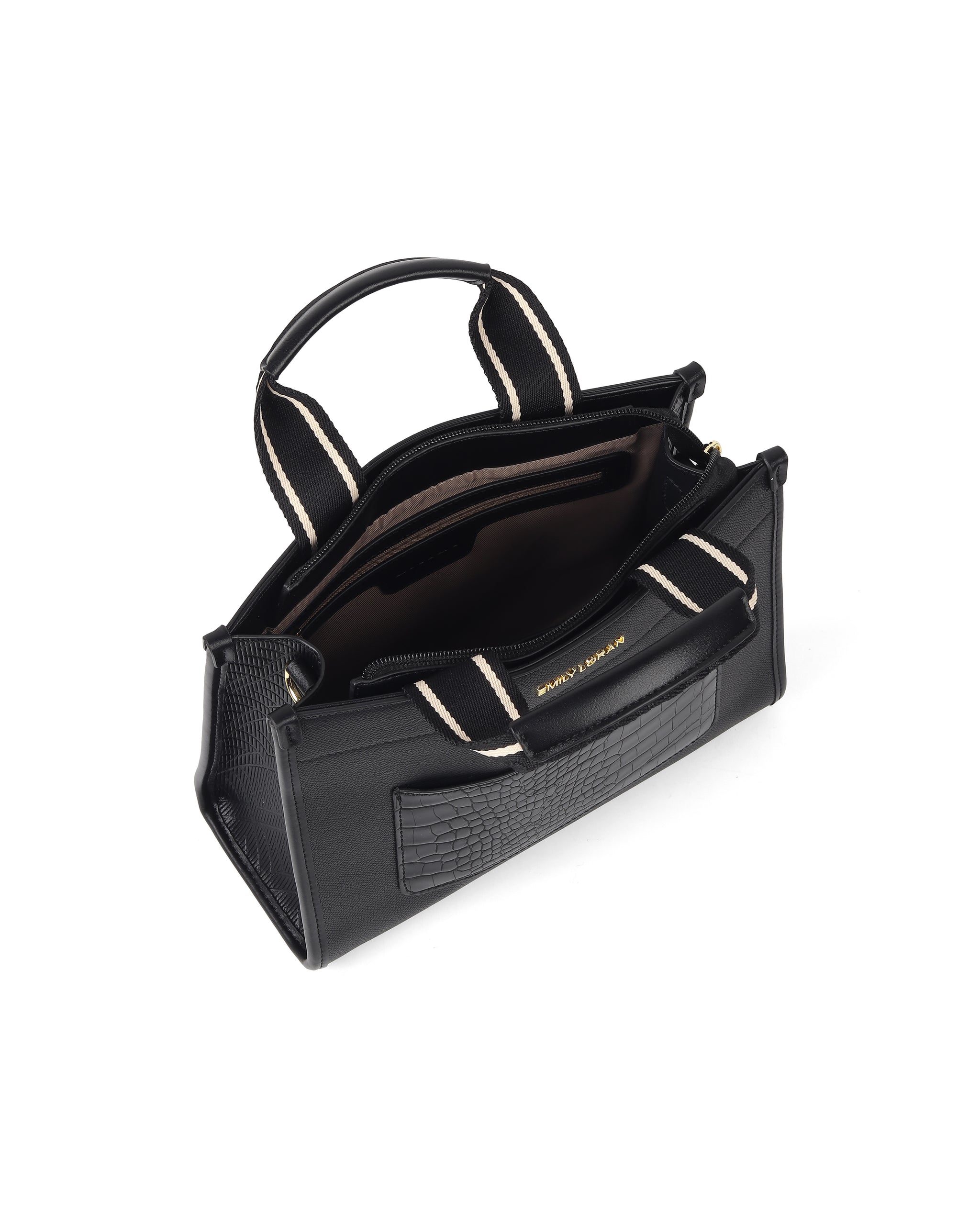 Charm Carry Handbag- Black