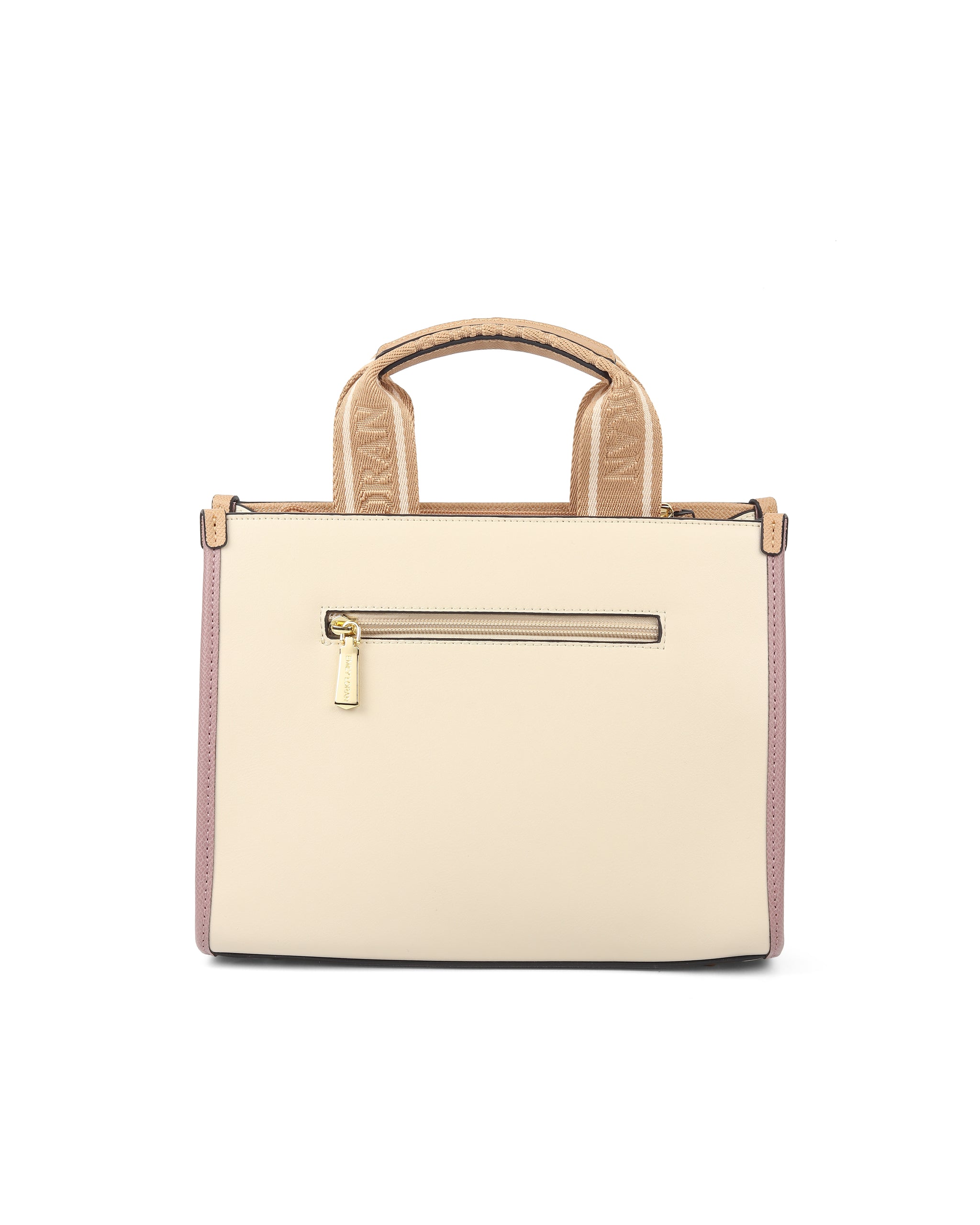 Charm Carry Handbag- Cream