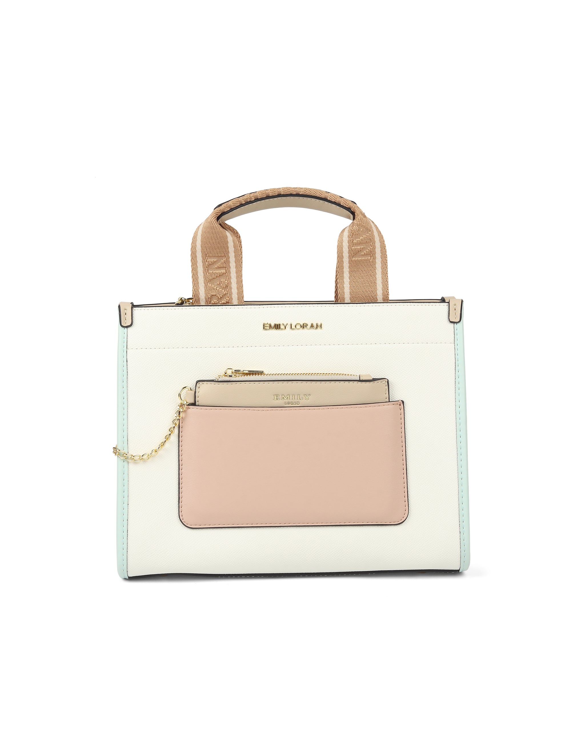 Charm Carry Handbag- White