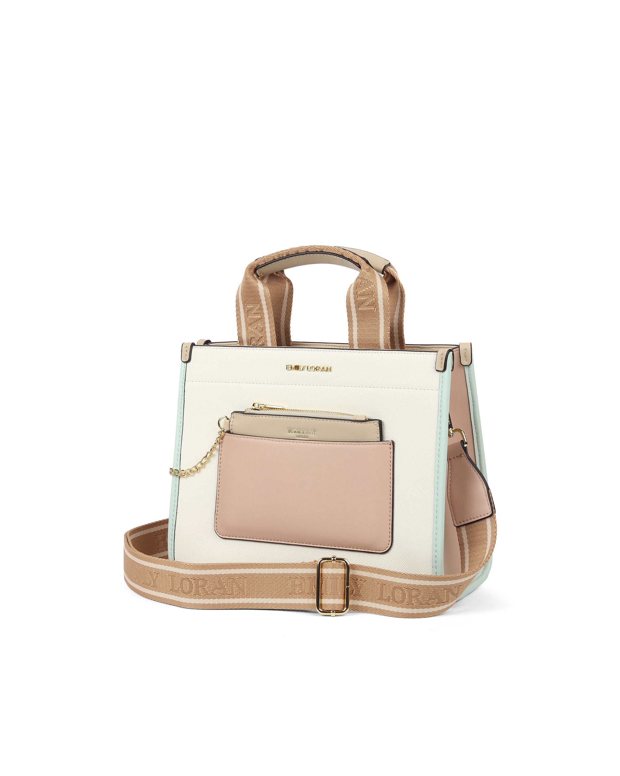 Charm Carry Handbag- White