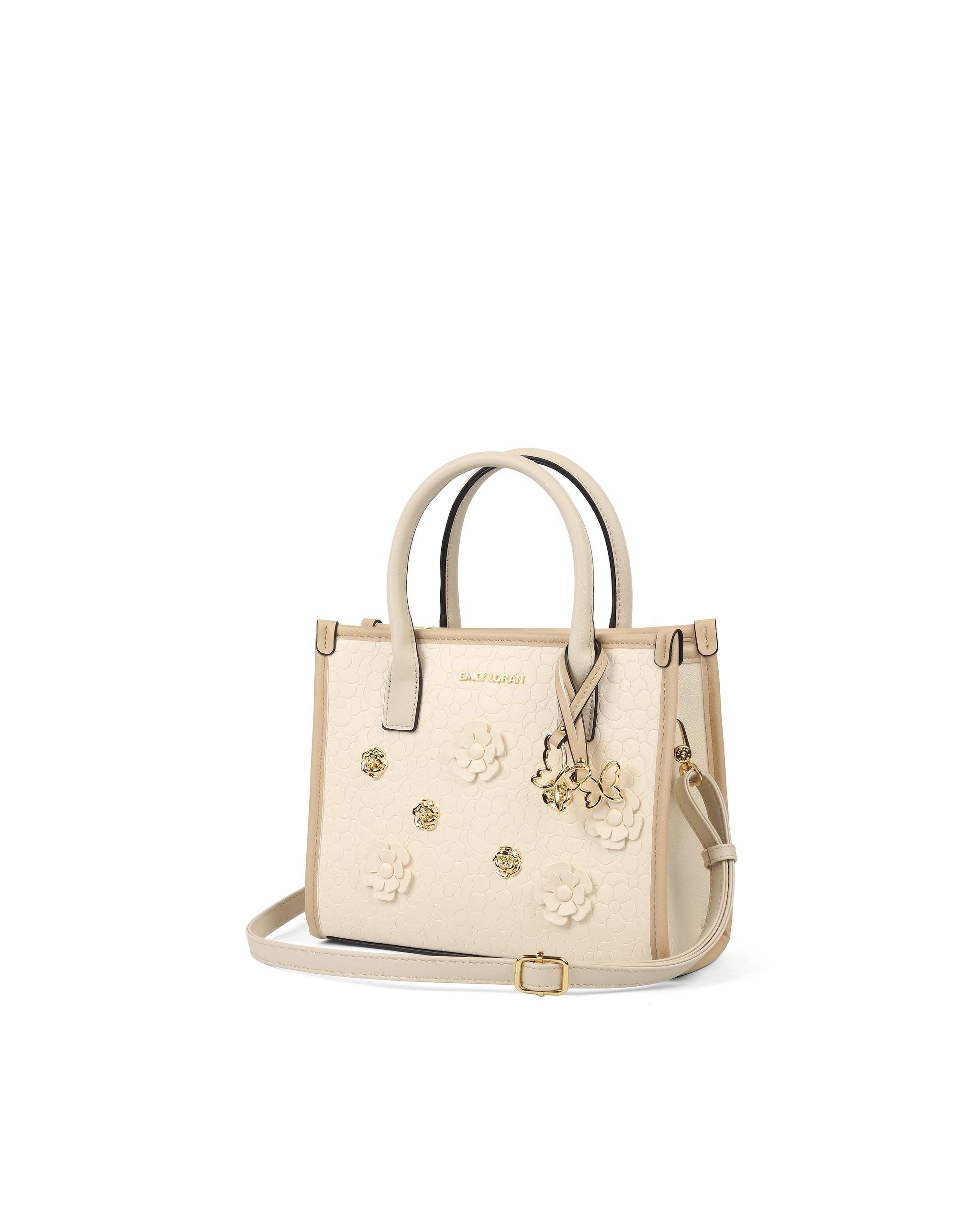 Bloomelle Handbag- Beige