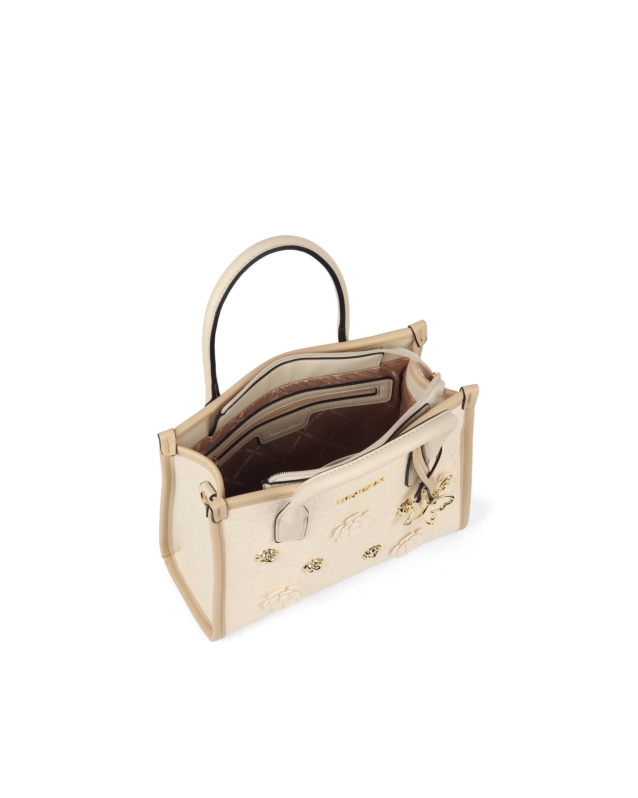 Bloomelle Handbag- Beige