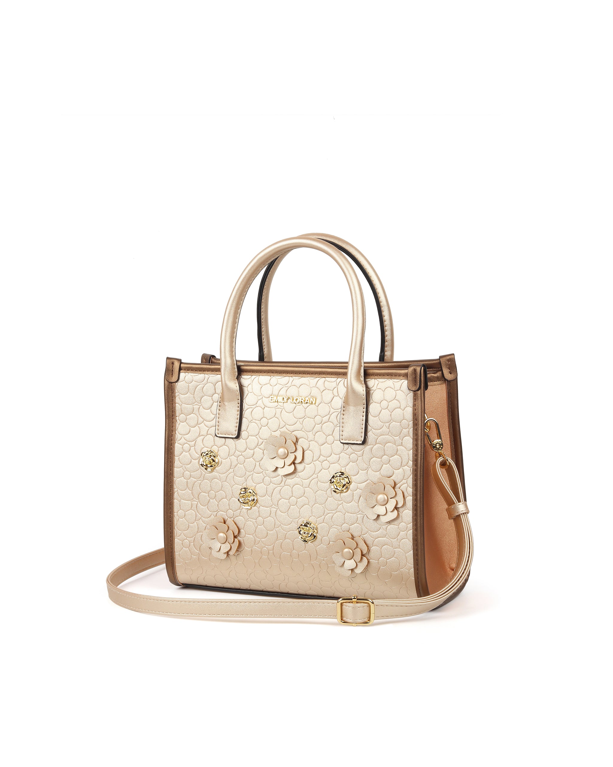 Bloomelle Handbag- Bronze