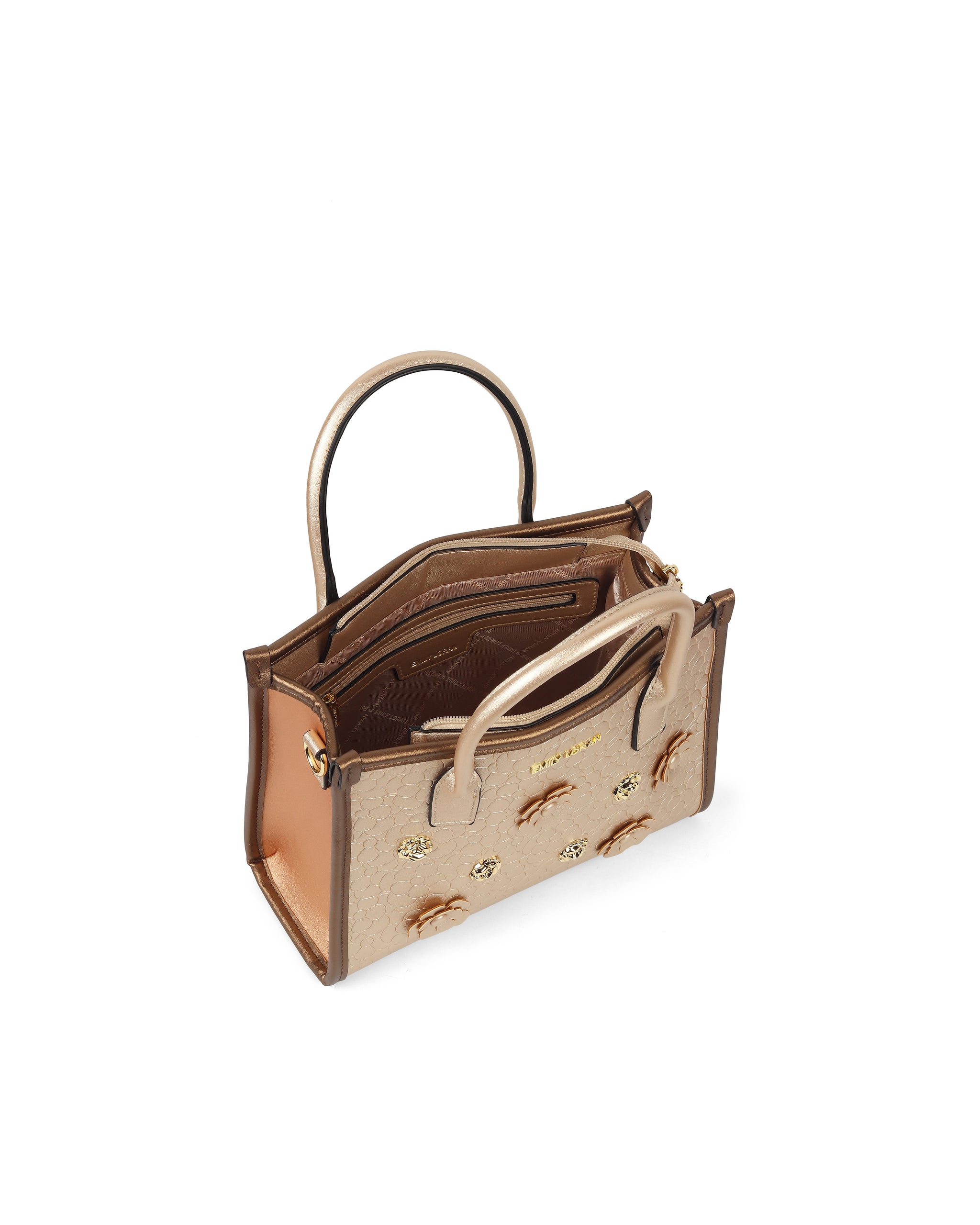 Bloomelle Handbag- Bronze