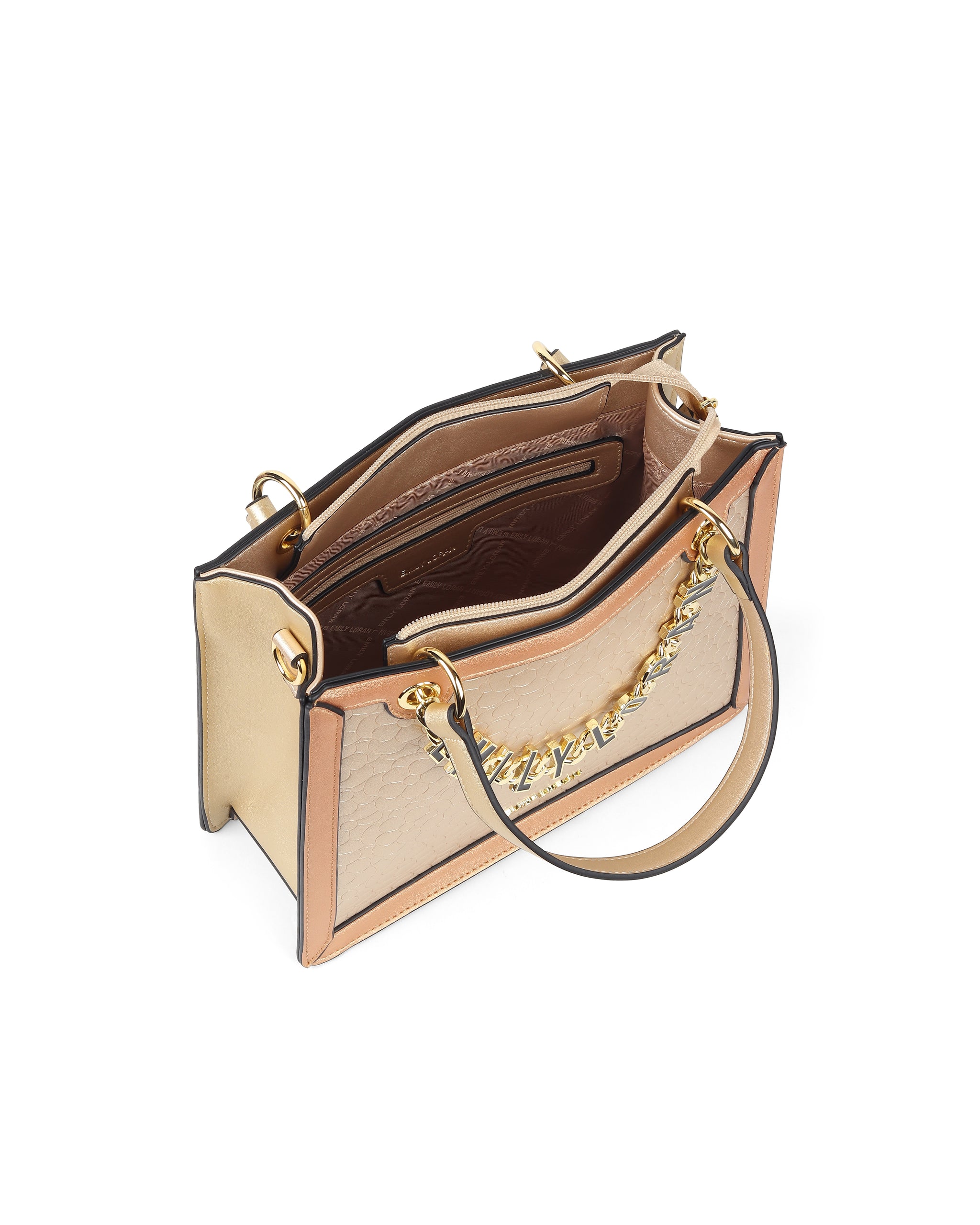 Viora Handbag- Gold