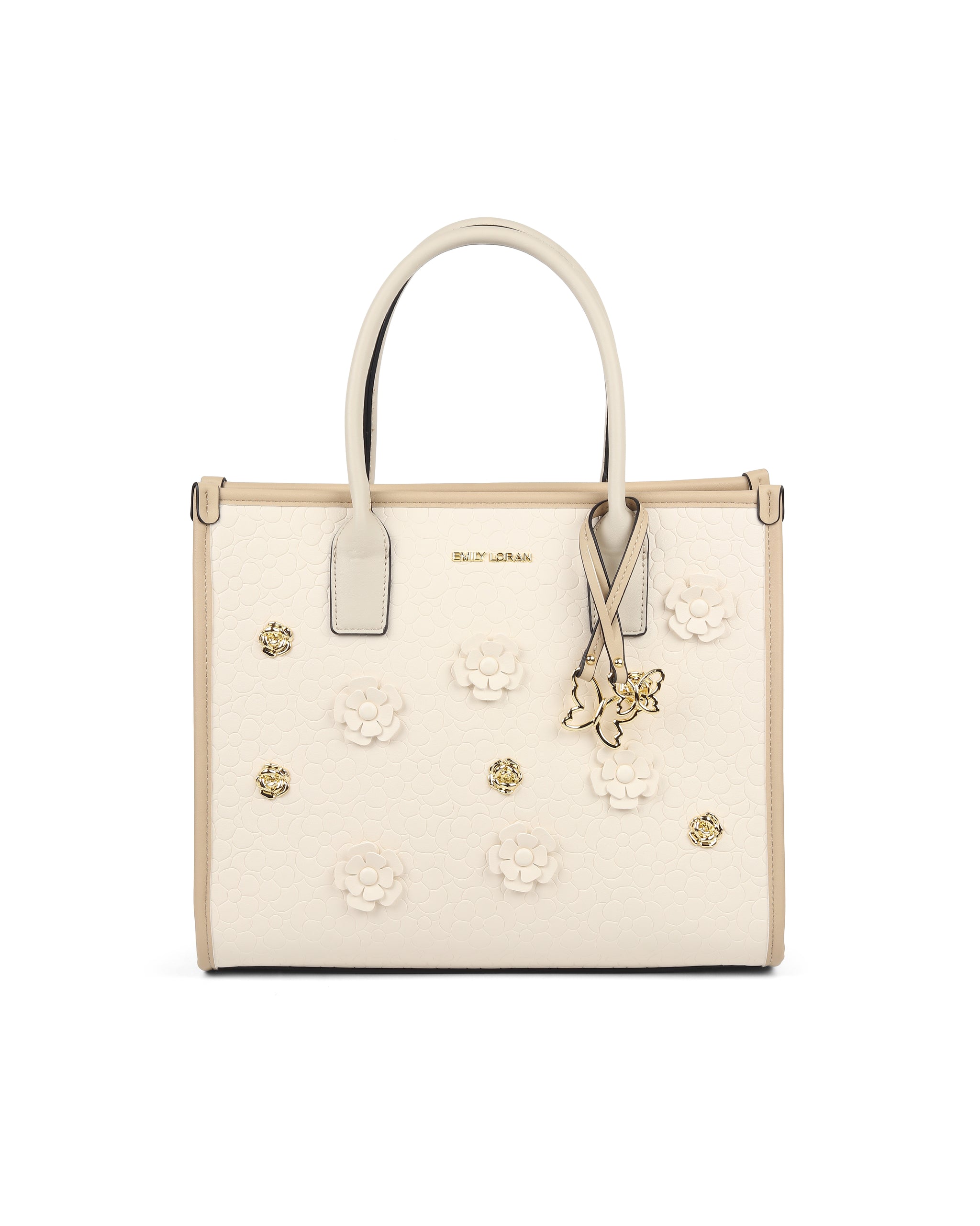 Fleure Handbag- Beige