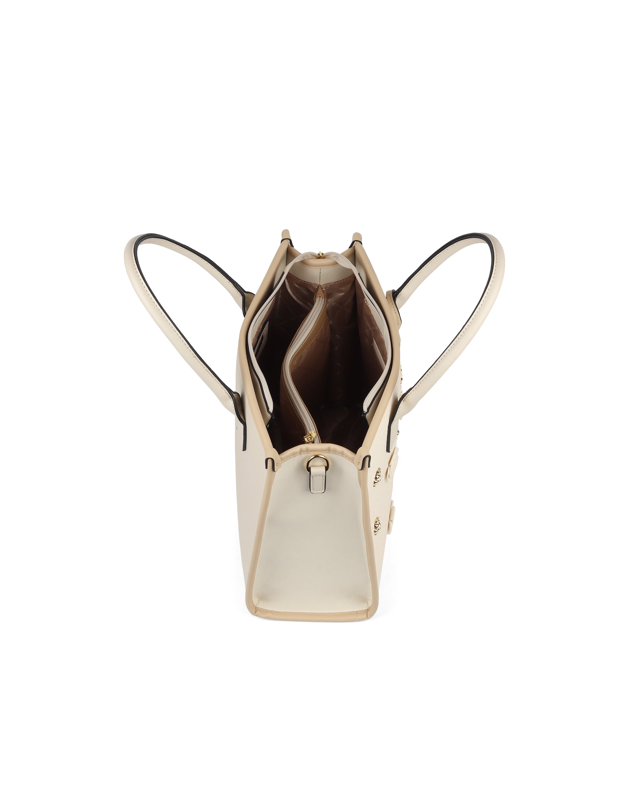 Fleure Handbag- Beige