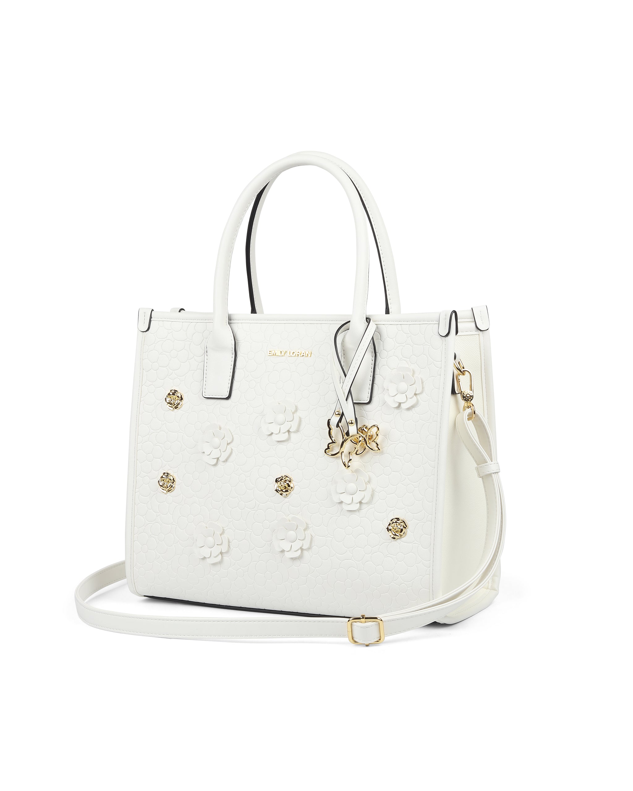 Fleure Handbag- White