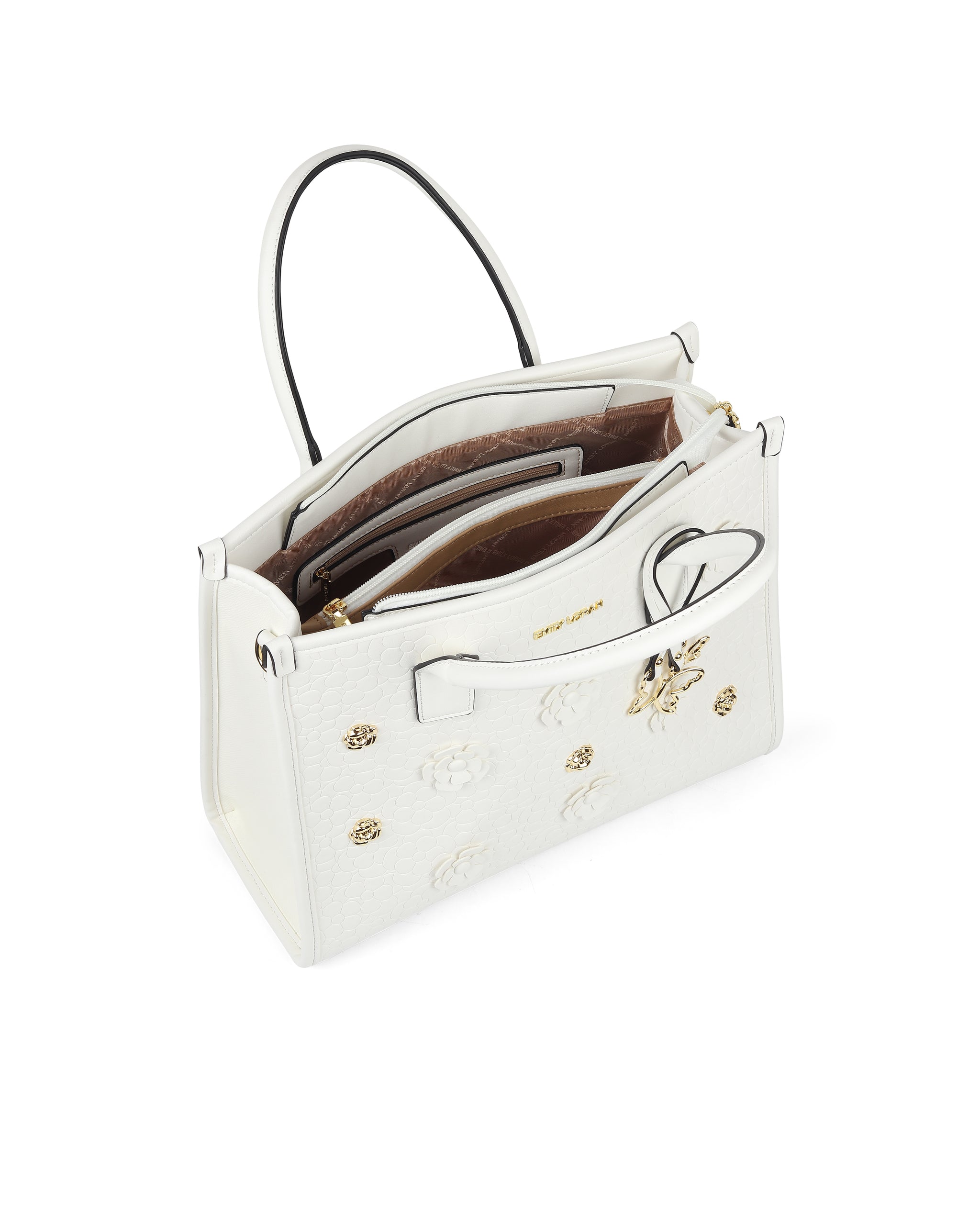 Fleure Handbag- White