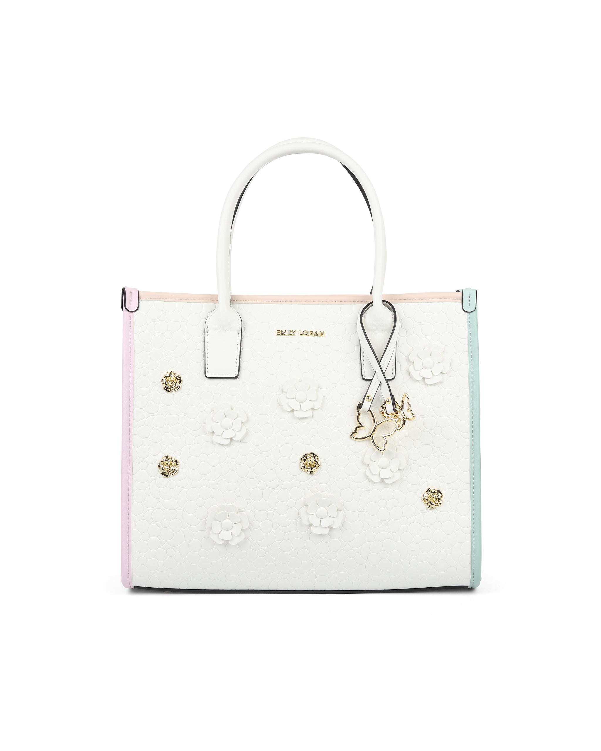 Fleure Handbag- White Multi