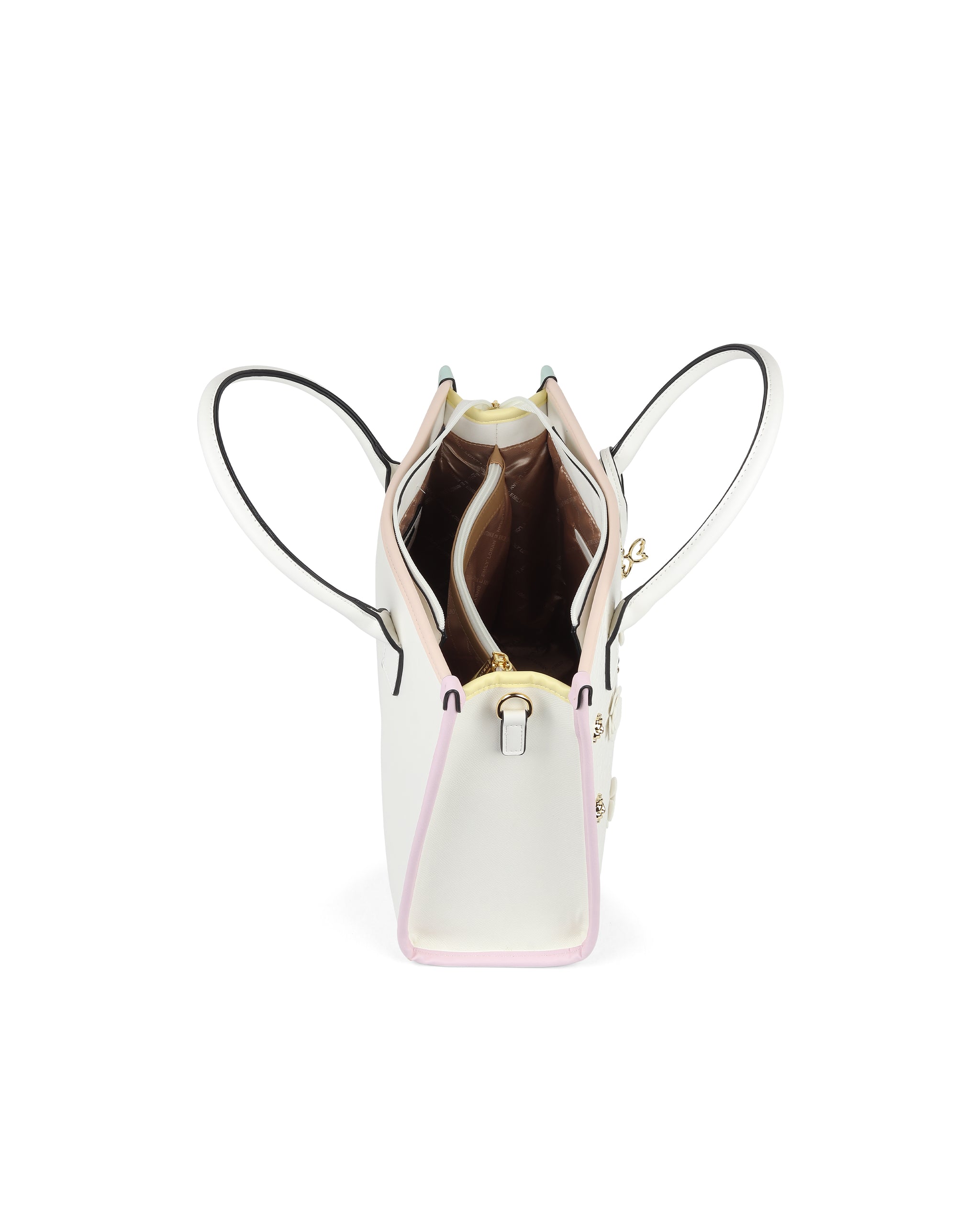 Fleure Handbag- White Multi