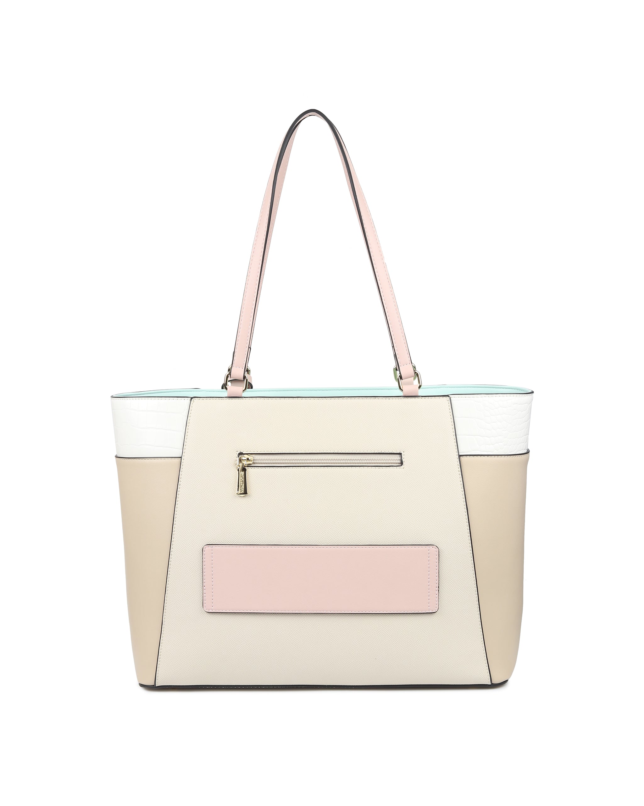 Nova Tote Bag -  Cream Pink