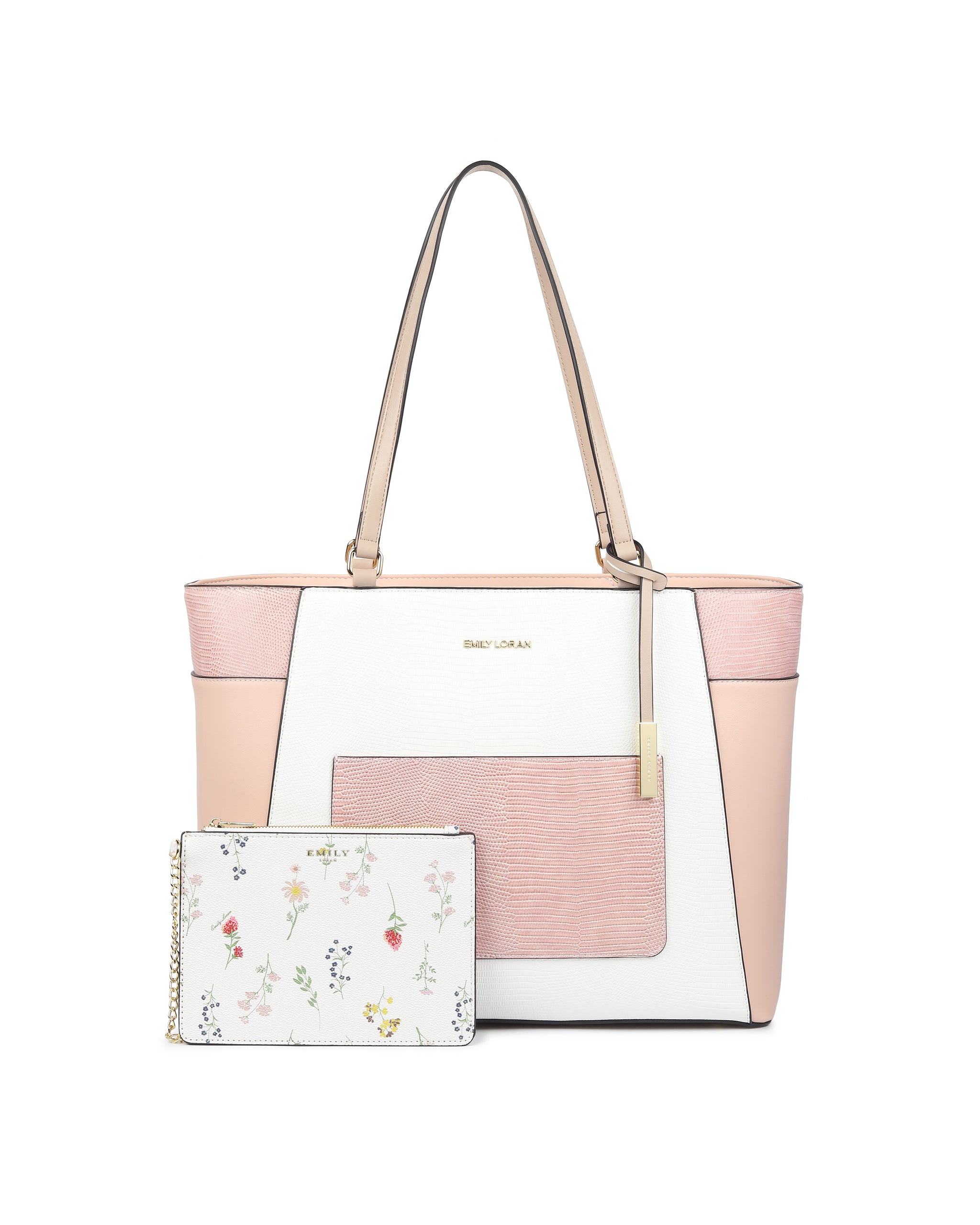 Nova Tote Bag -  White Floral
