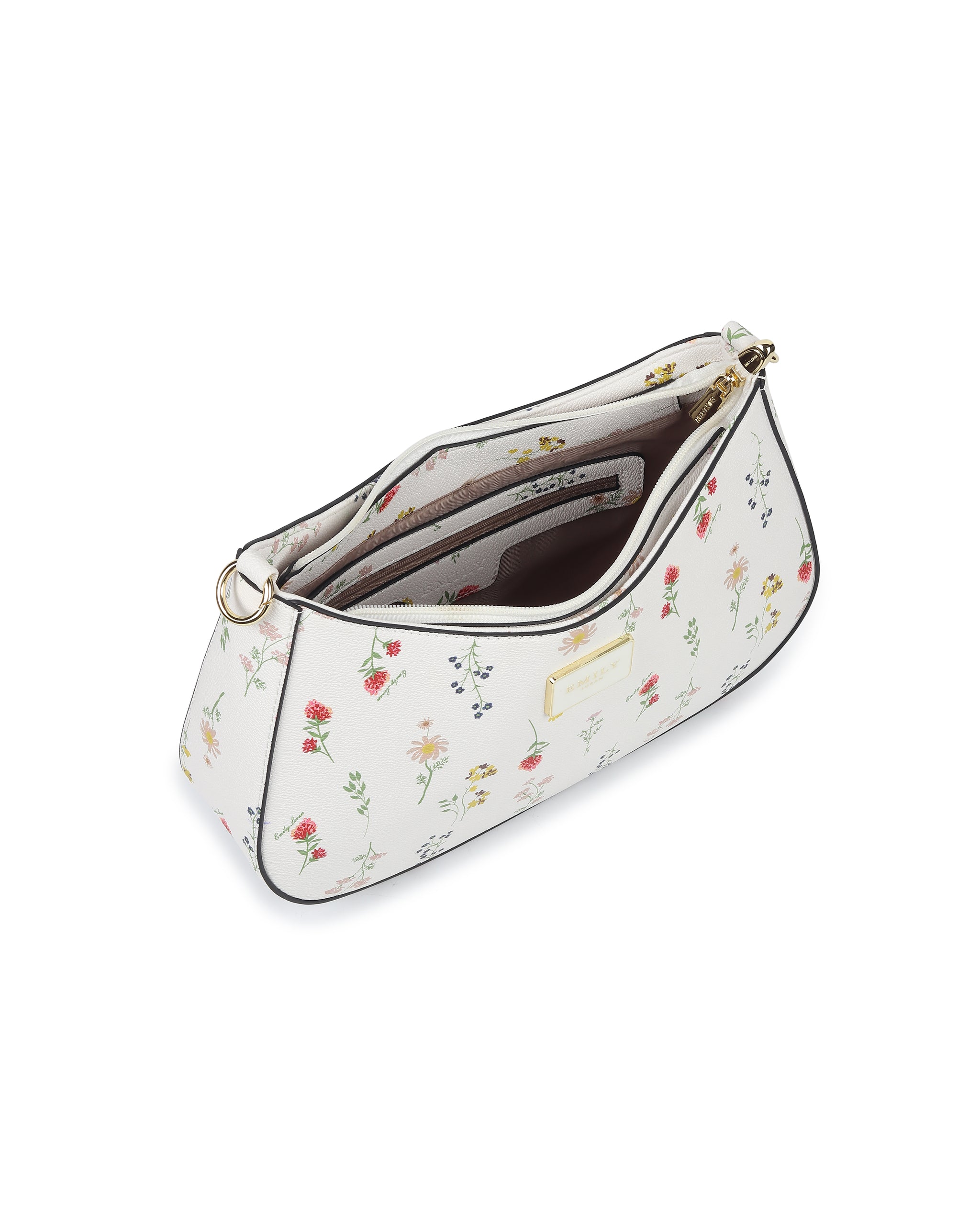 Opaline Duo Shoulder Bag- White Floral