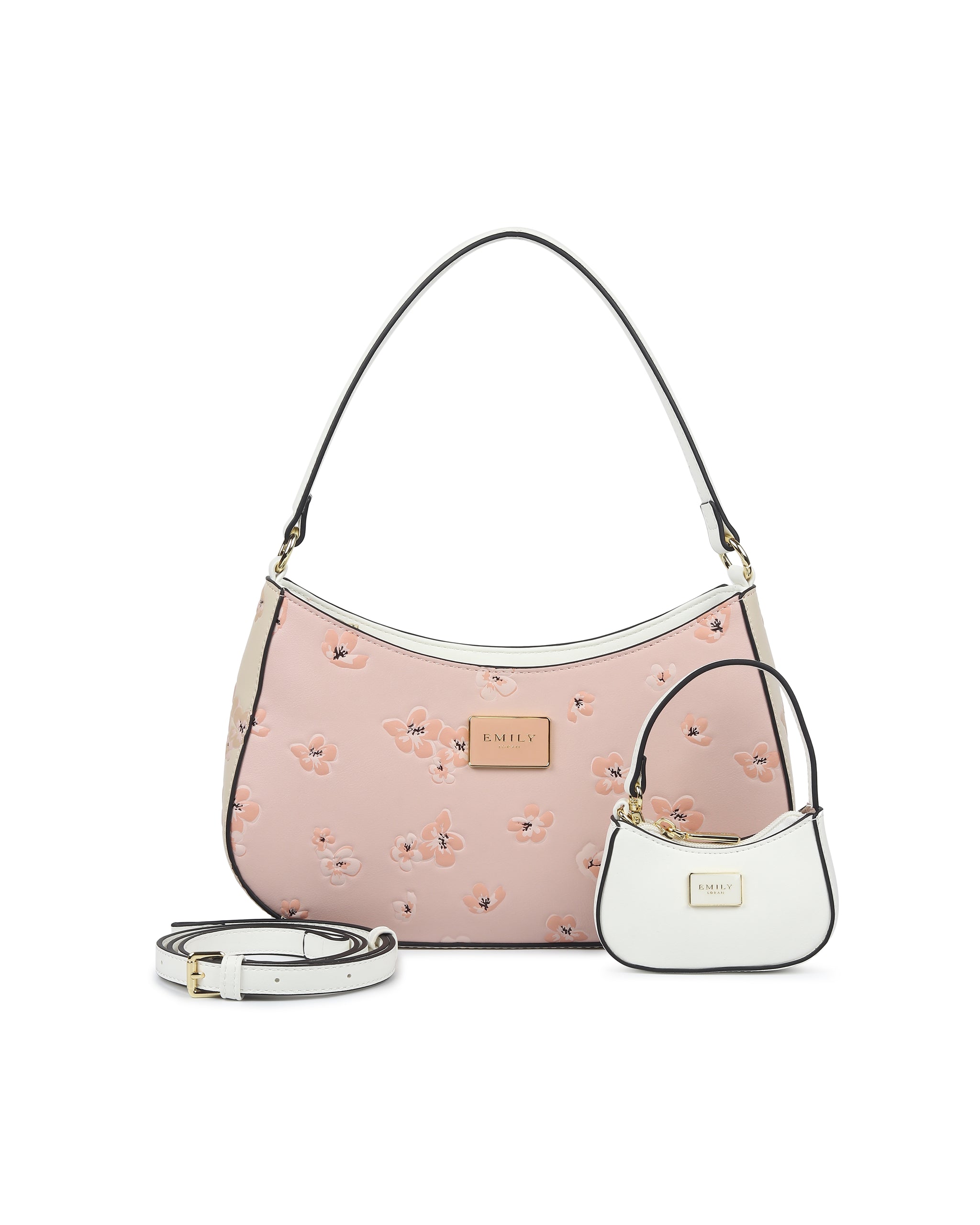 Opaline Duo Shoulder Bag- Pink