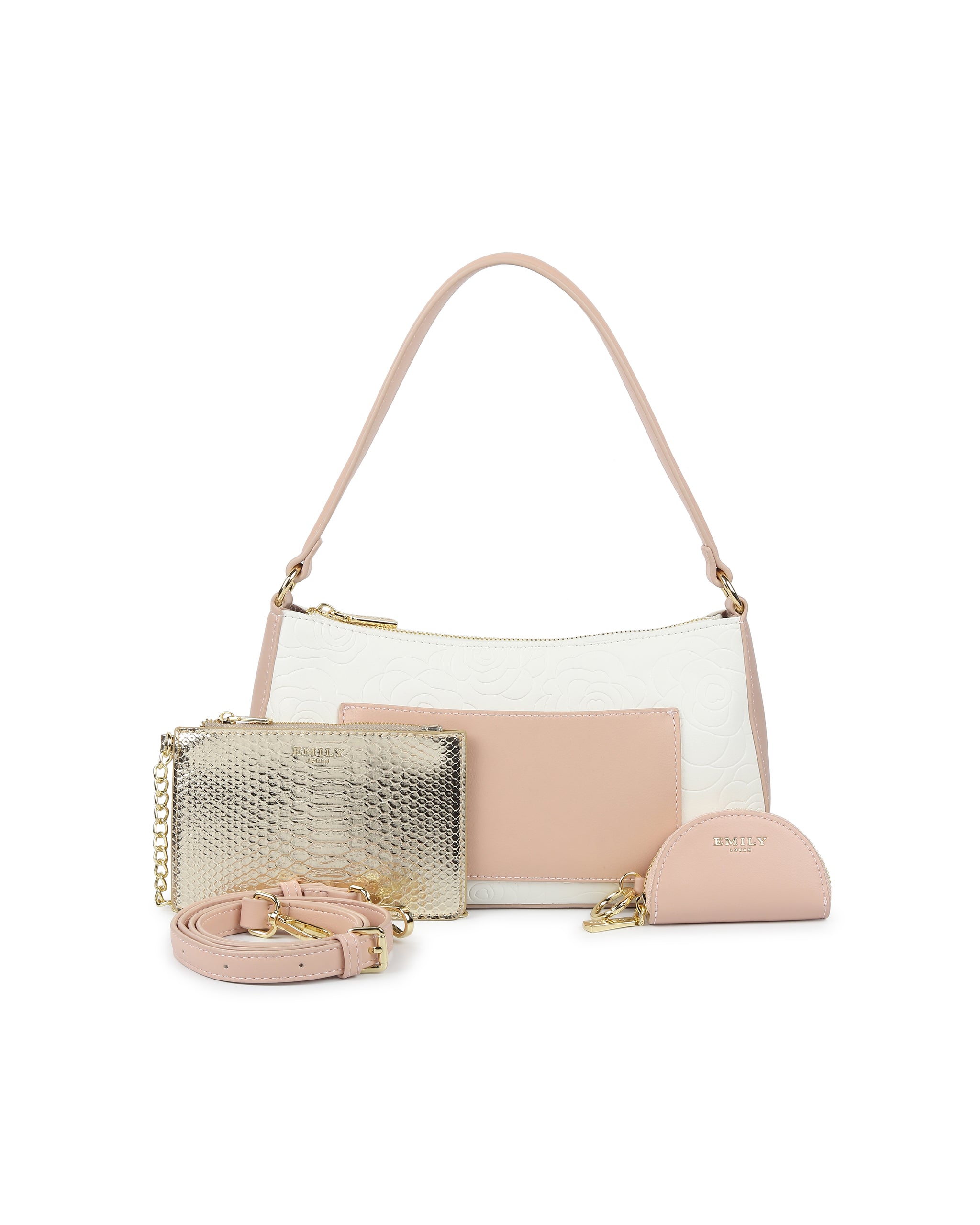 Vellisse Shoulder Bag- White
