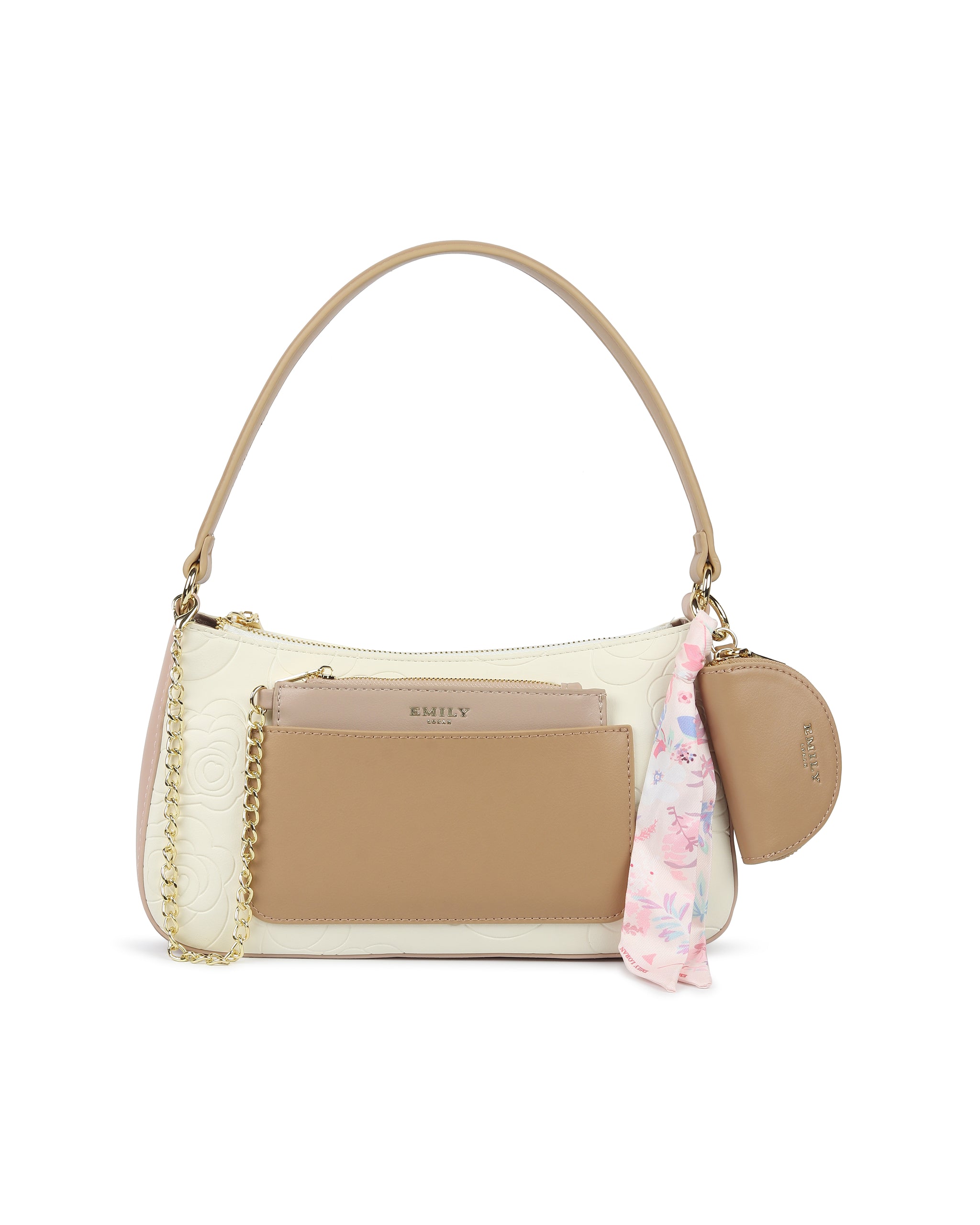 Vellisse Shoulder Bag- Cream