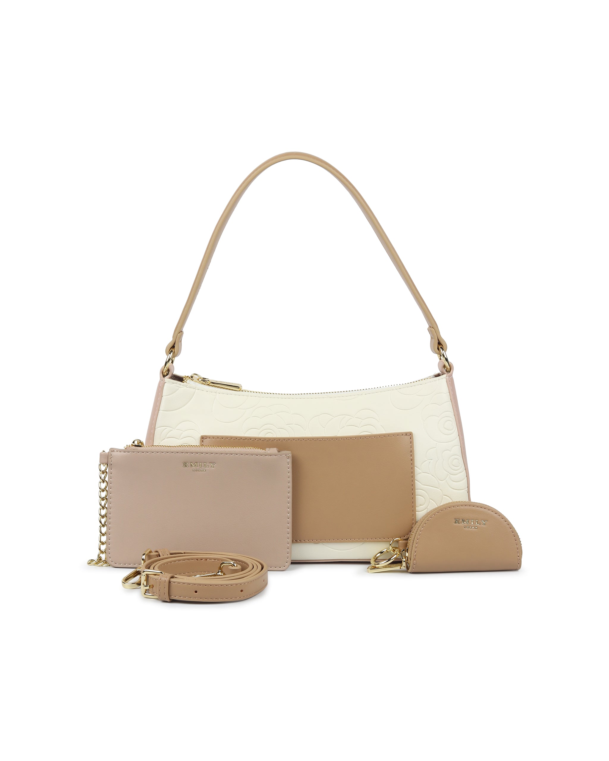 Vellisse Shoulder Bag- Cream