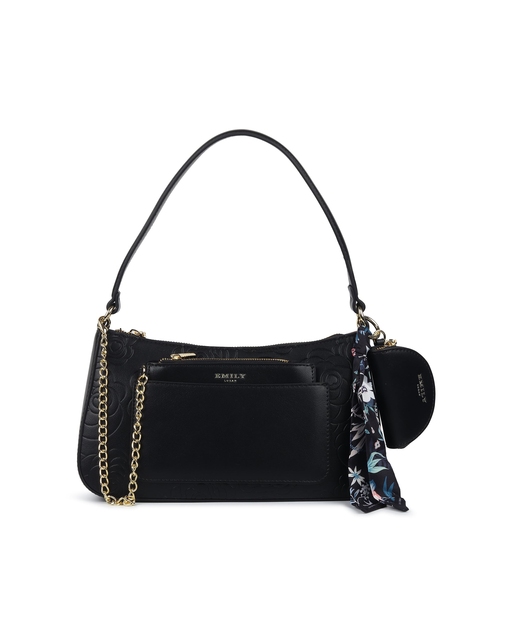 Vellisse Shoulder Bag- Black
