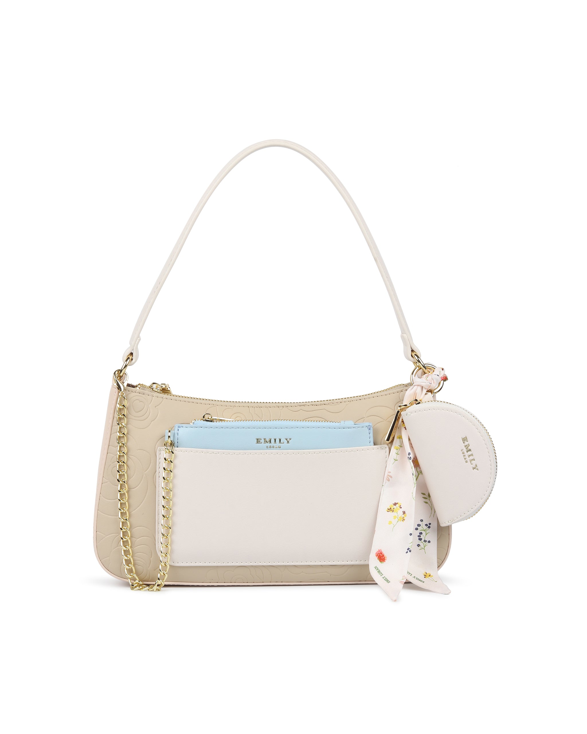 Vellisse Shoulder Bag- Beige