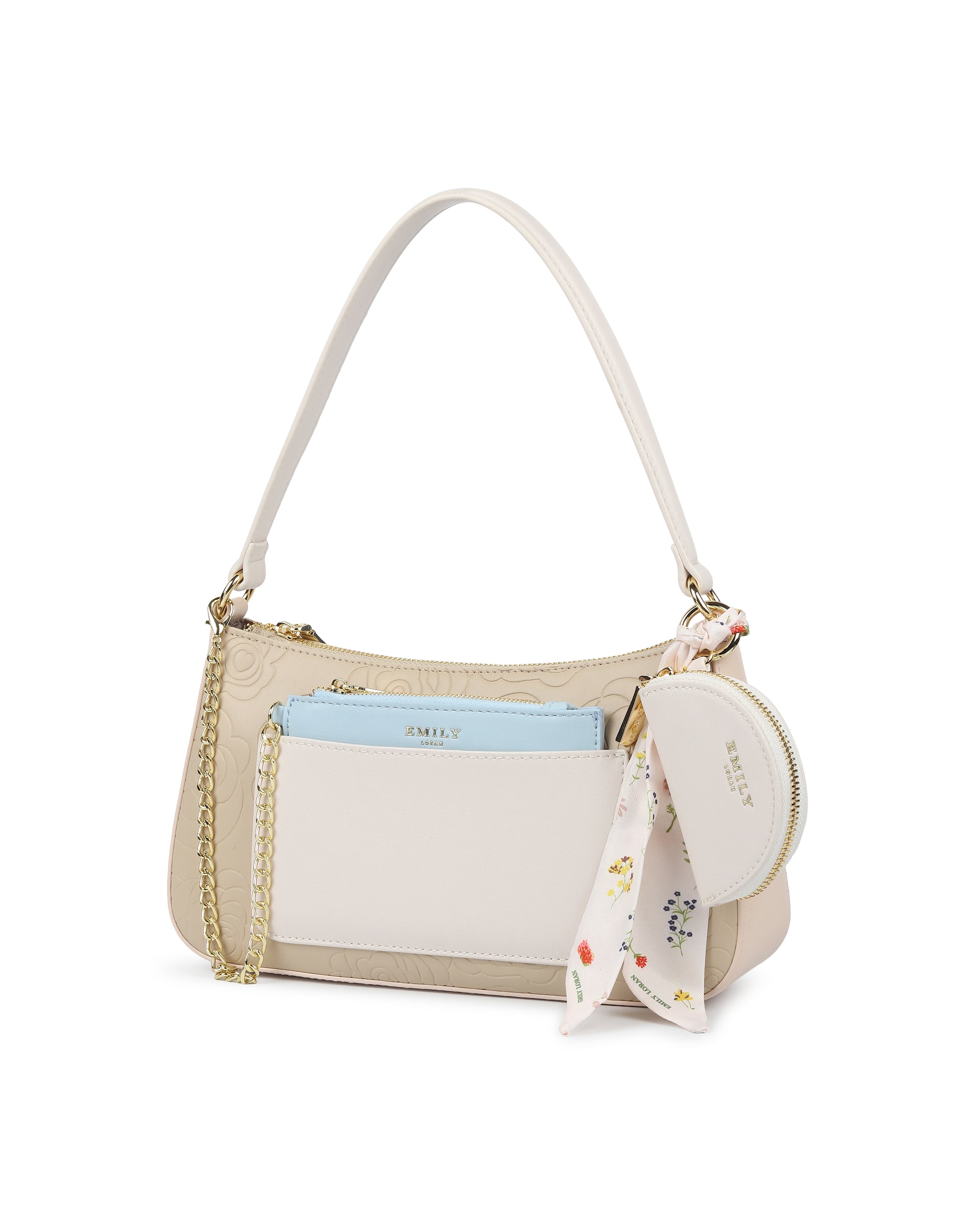 Vellisse Shoulder Bag- Beige