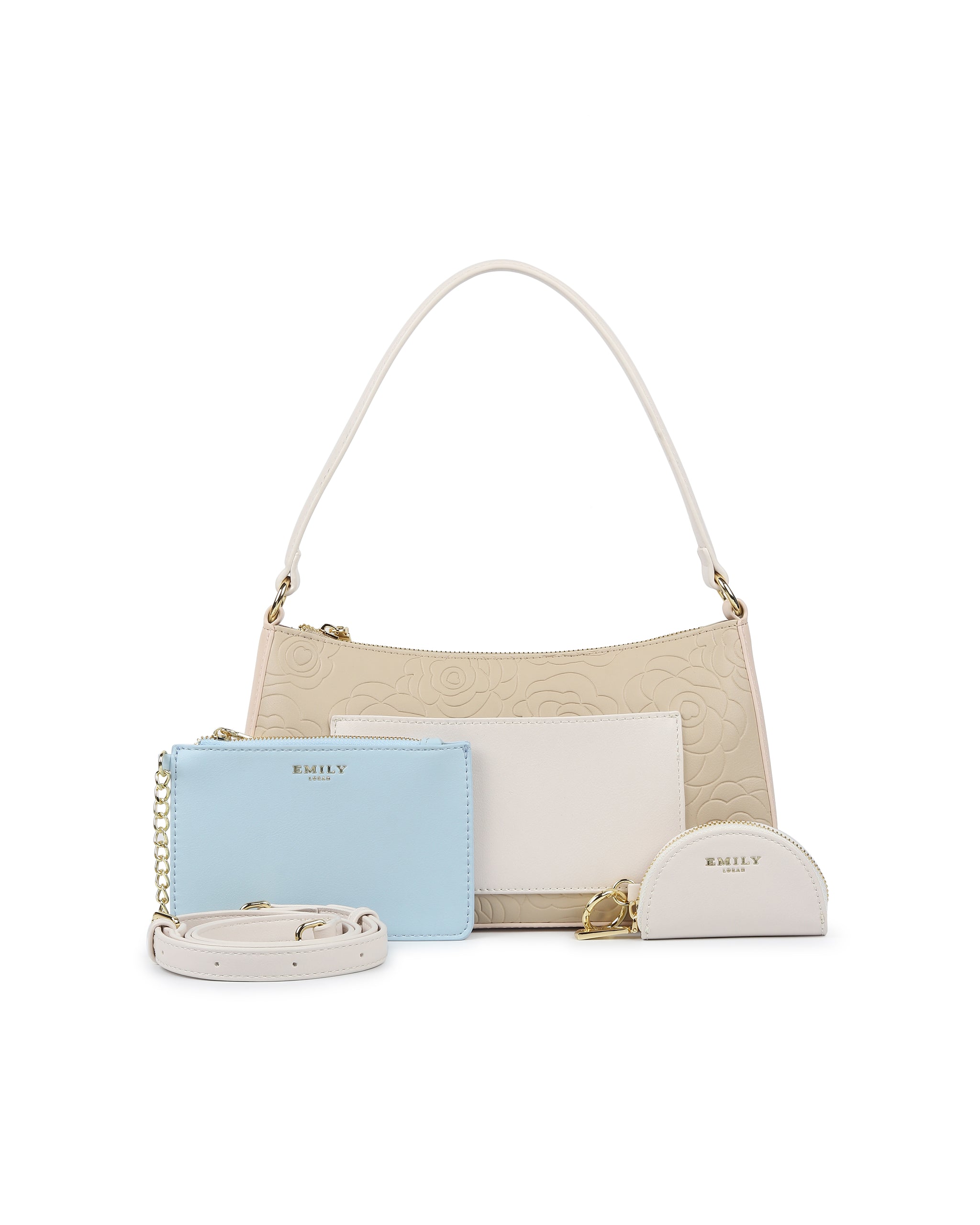 Vellisse Shoulder Bag- Beige