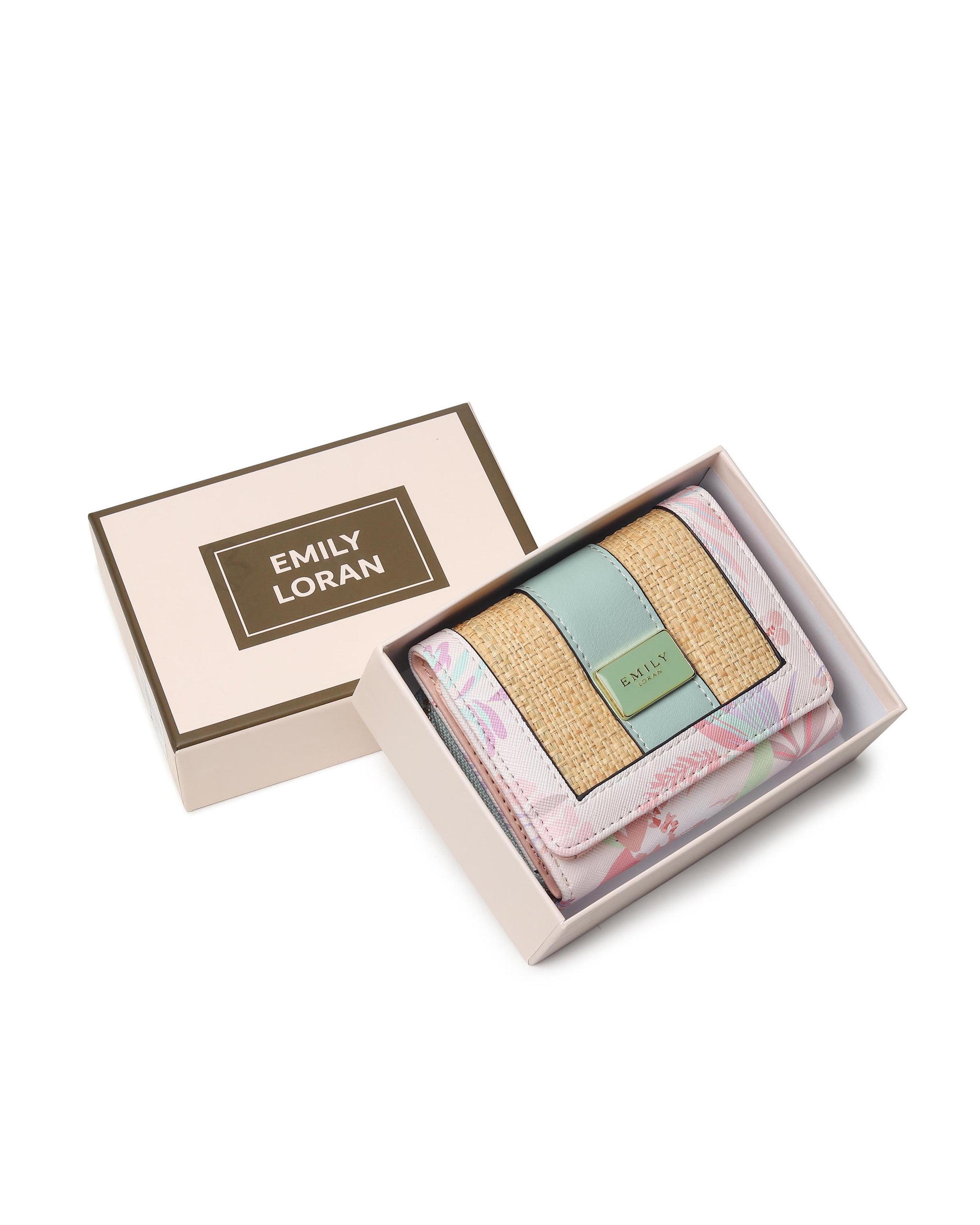 Noelle Mini Wallet- Beige