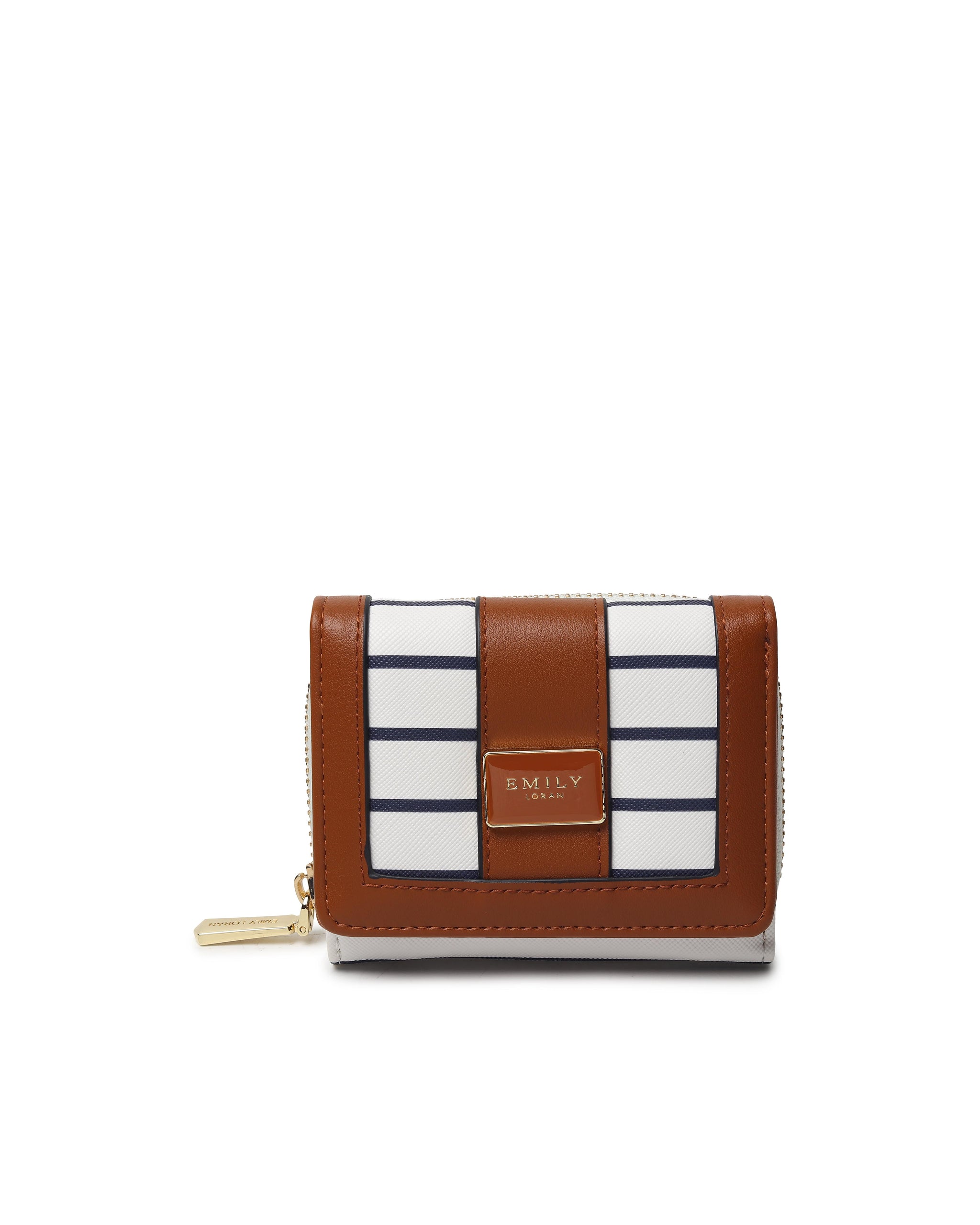 Noelle Mini Wallet- Stripes