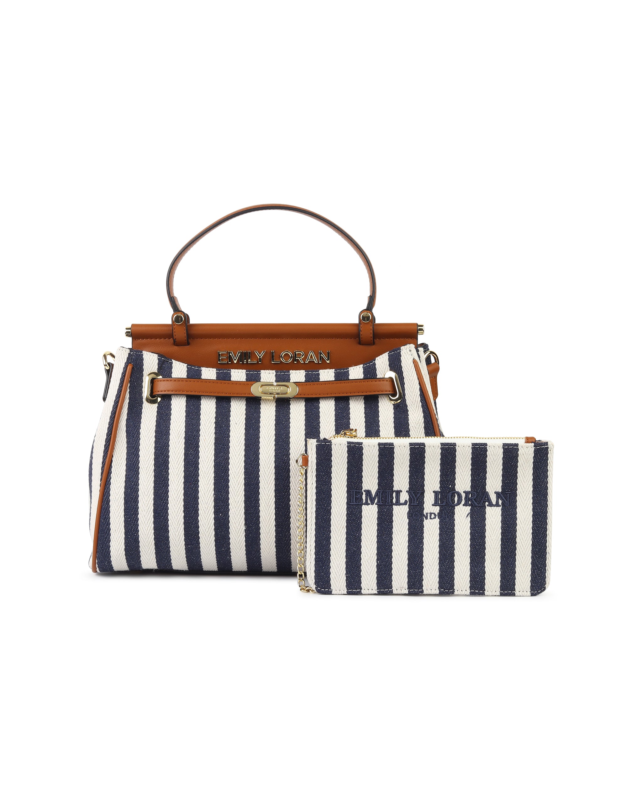 Nova Handbag- N Striped