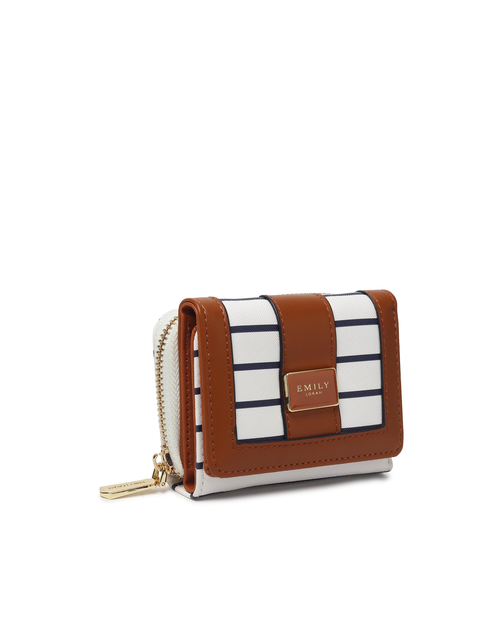 Noelle Mini Wallet- Stripes