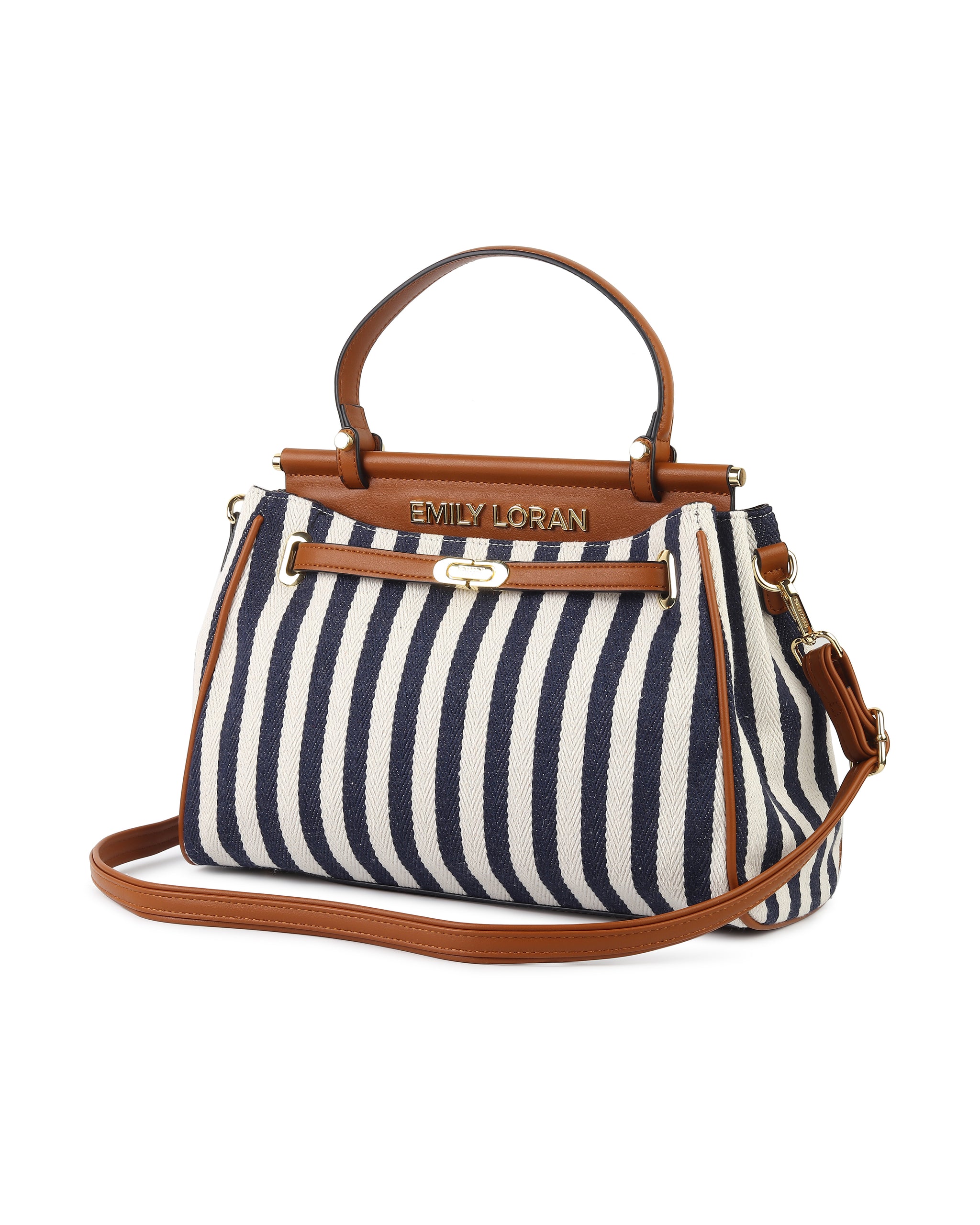 Nova Handbag- N Striped